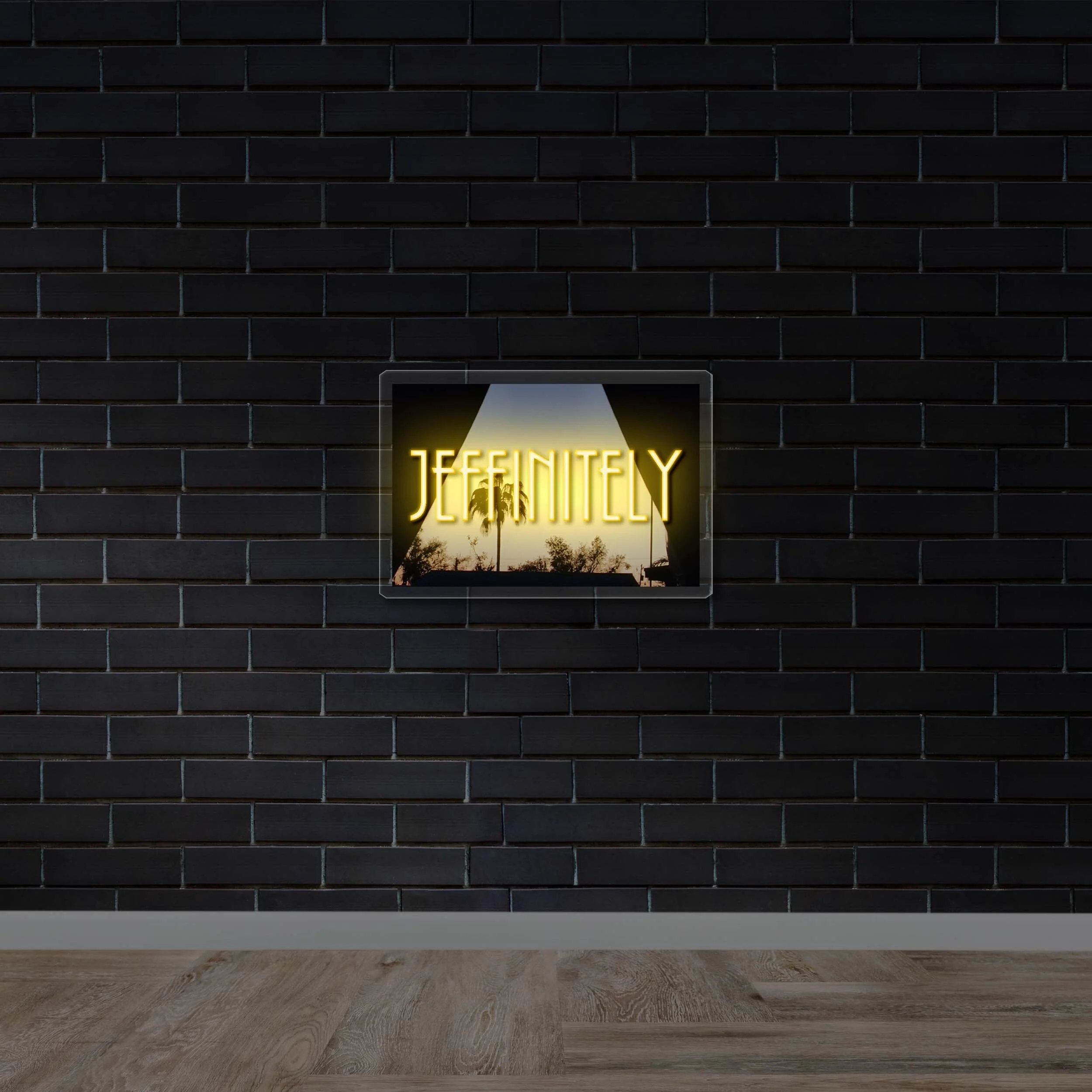 JEFFINITELY | 4th Version - Premium Neon Artwork