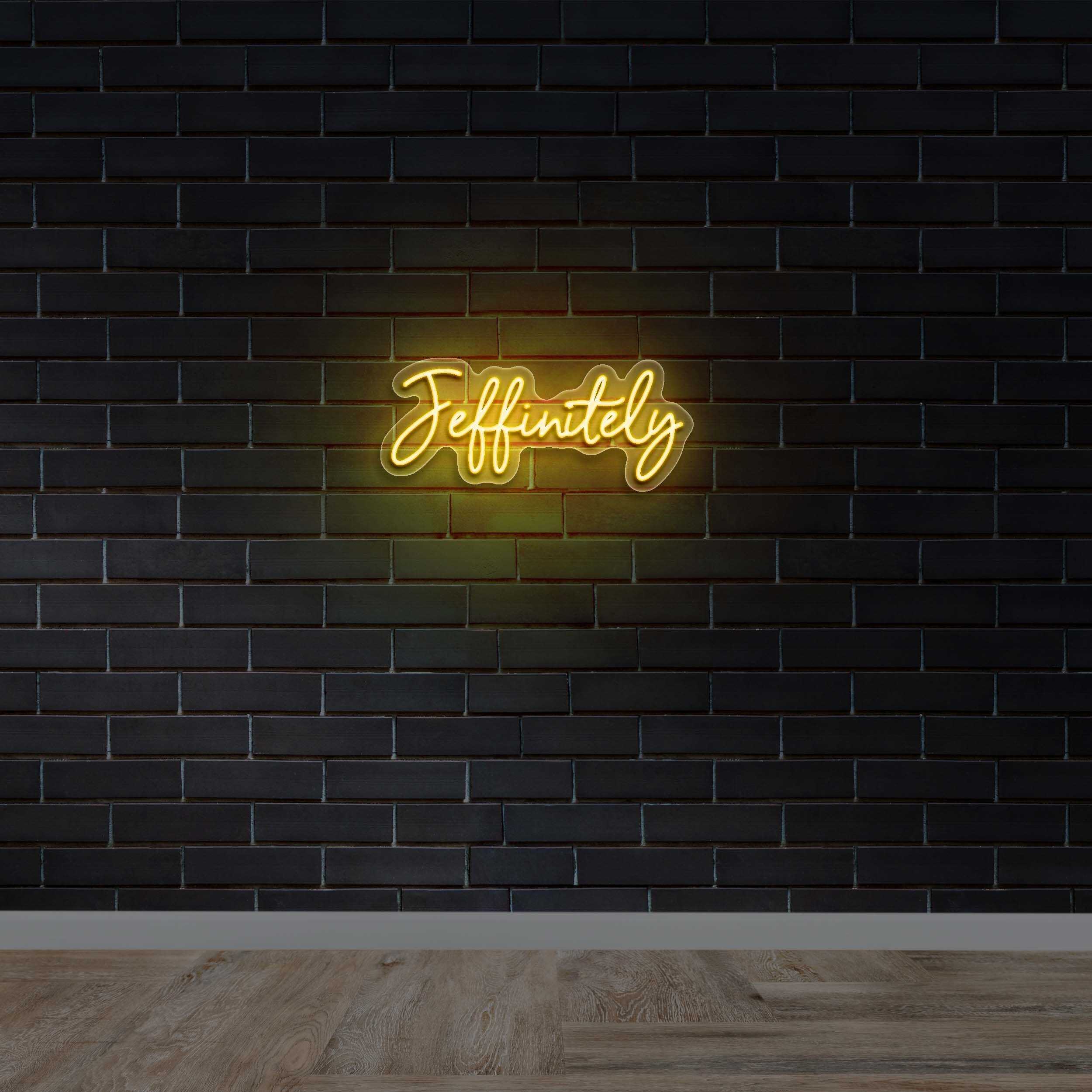 Jeffinitely - Premium Neon Artwork