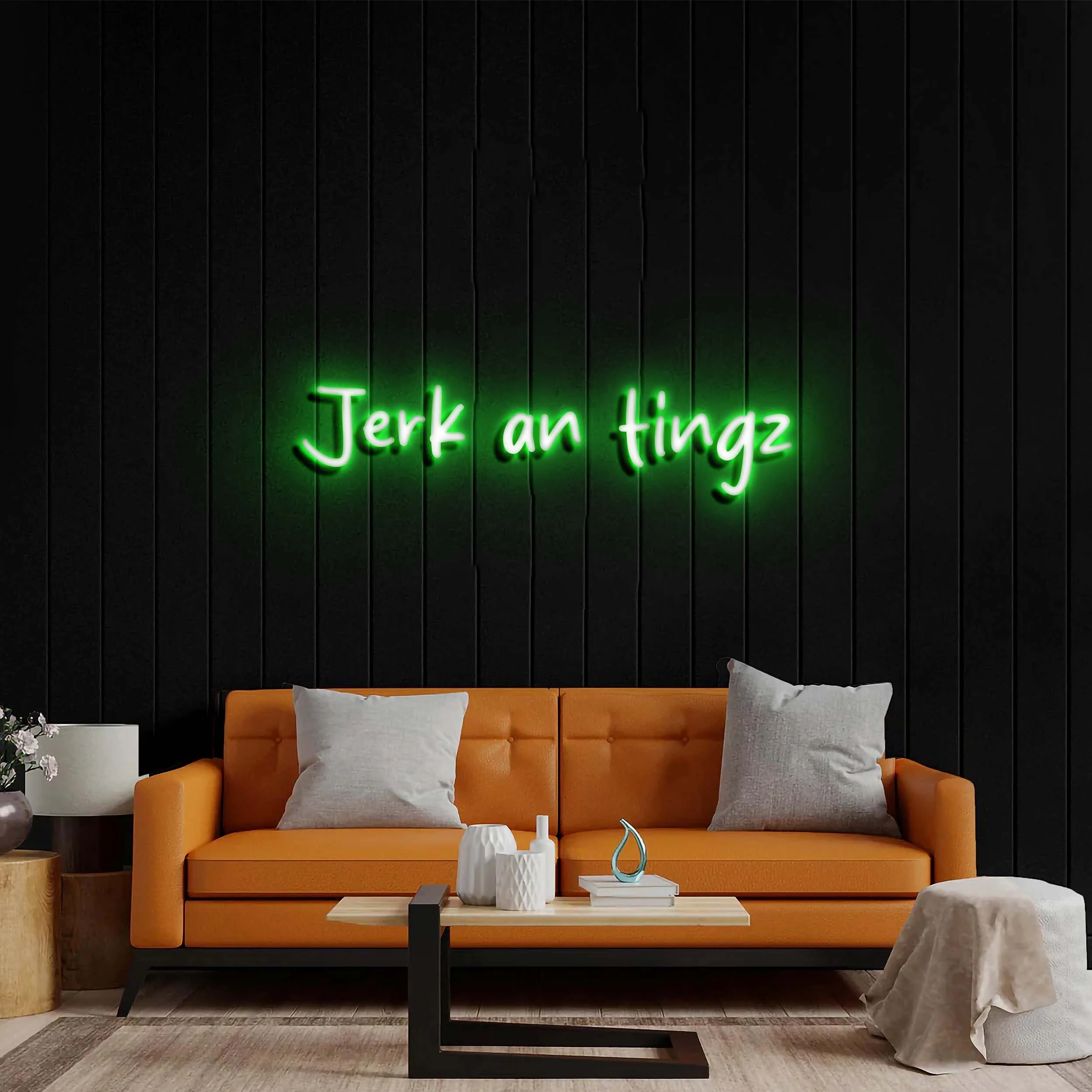 Jerk an thingz - Premium Neon Artwork