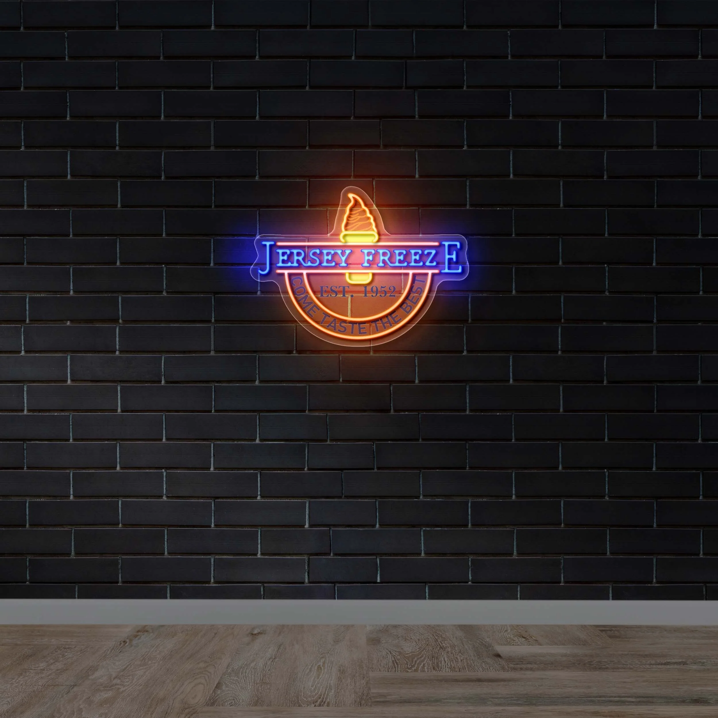 Jersey Freeze – Premium Neon Artwork