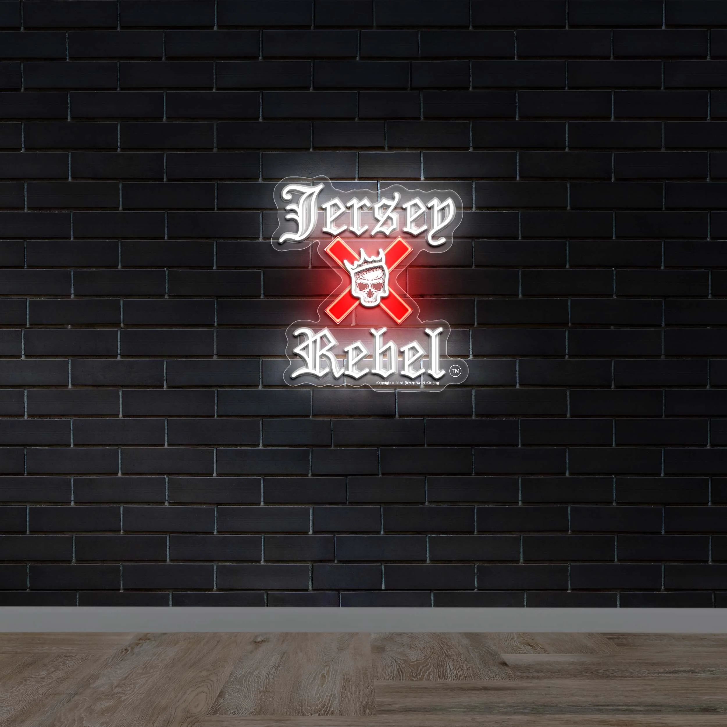 Jersey Rebel - Premium Neon Artwork