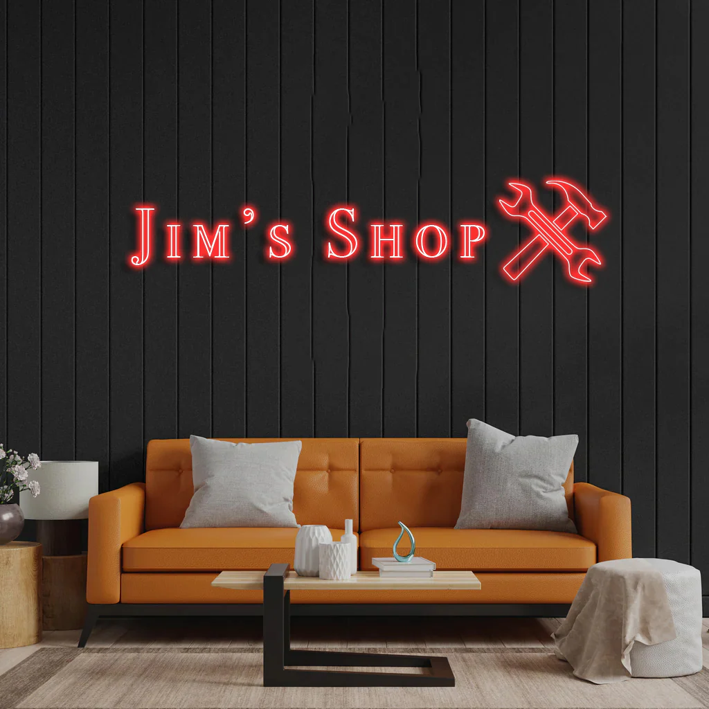 Jim's Shop - Premium Neon Artwork