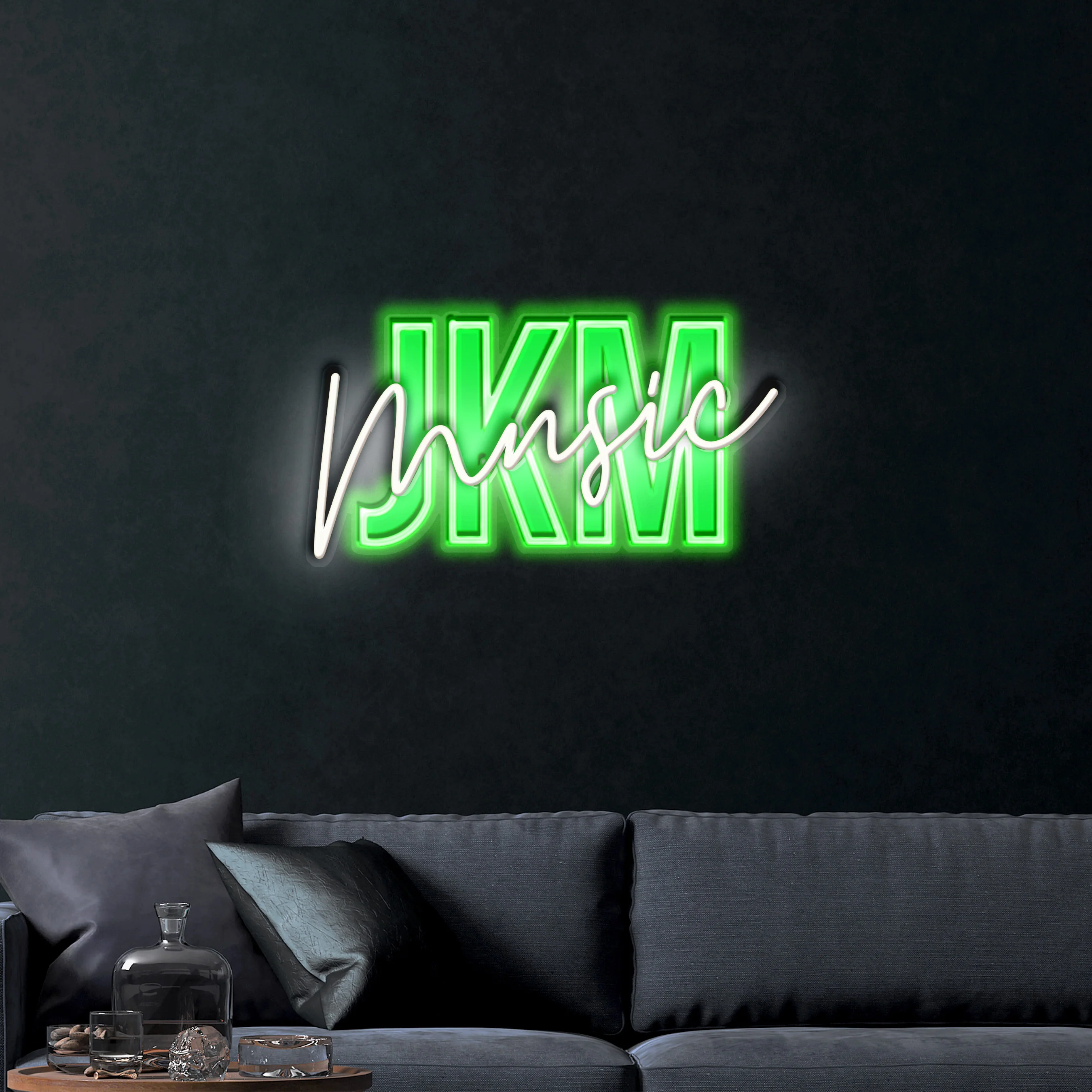 JKM Music – Premium Neon Artwork