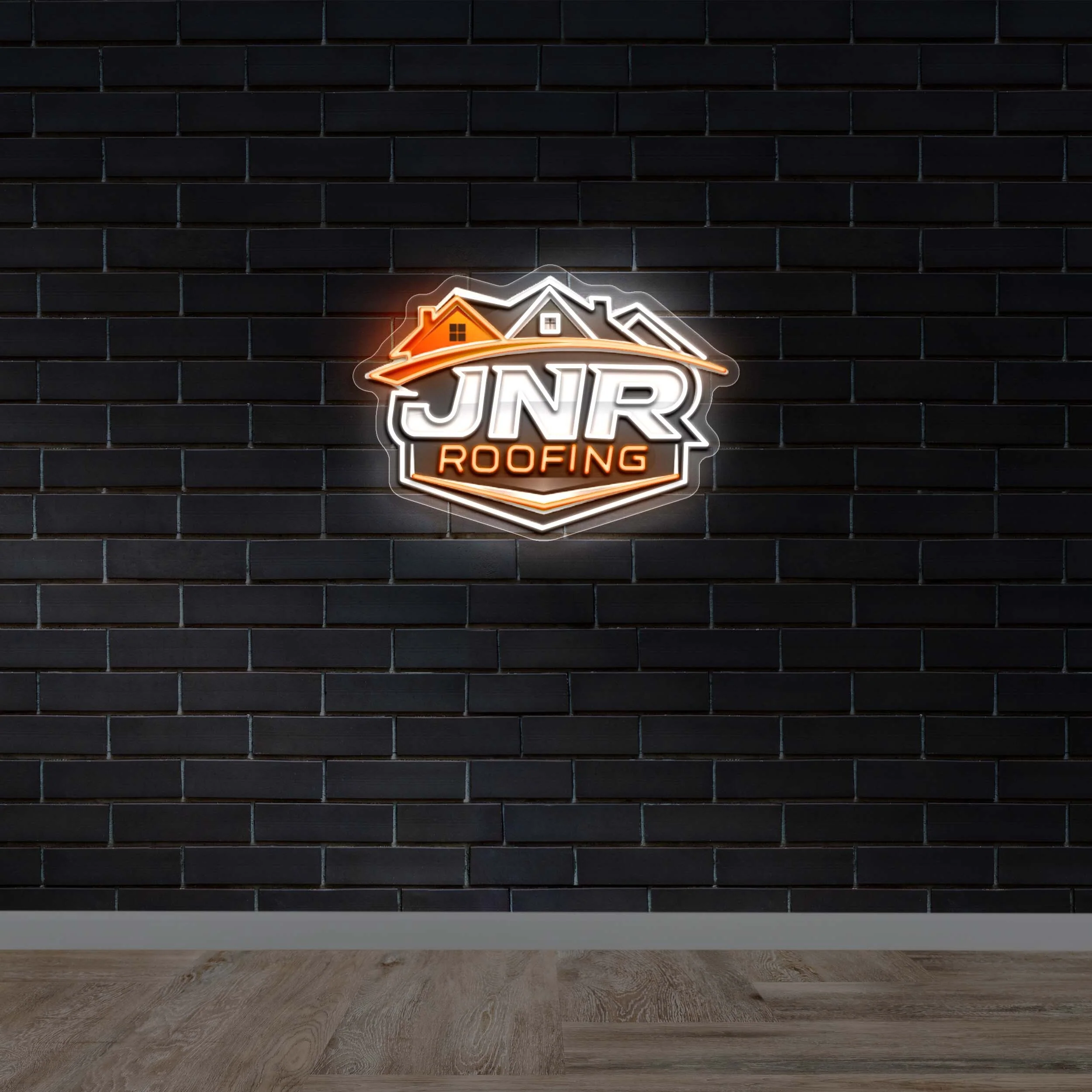 JNR Roofing - Premium Neon Artwork