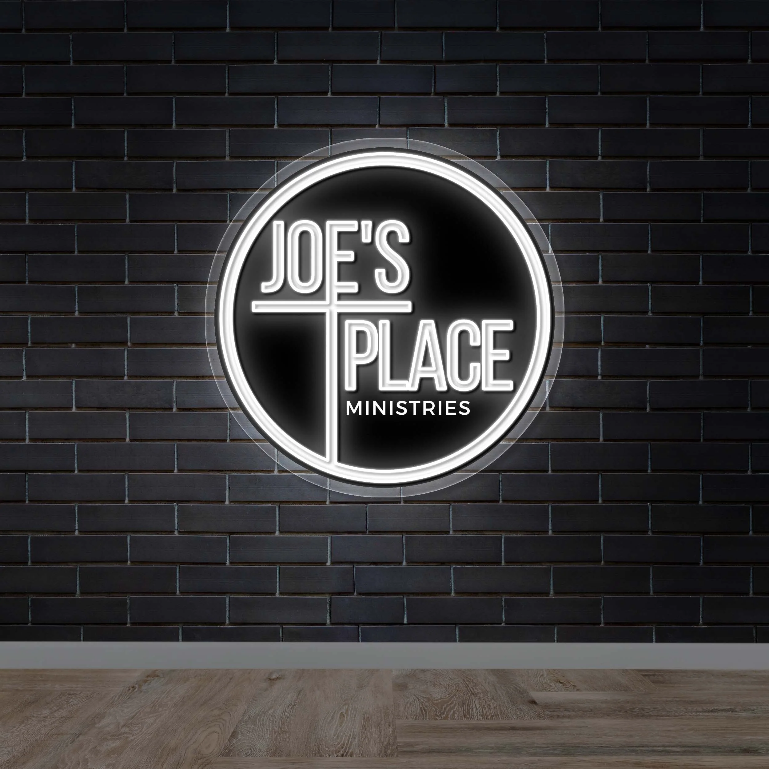 Joe’s Place Ministries - Premium Neon Artwork