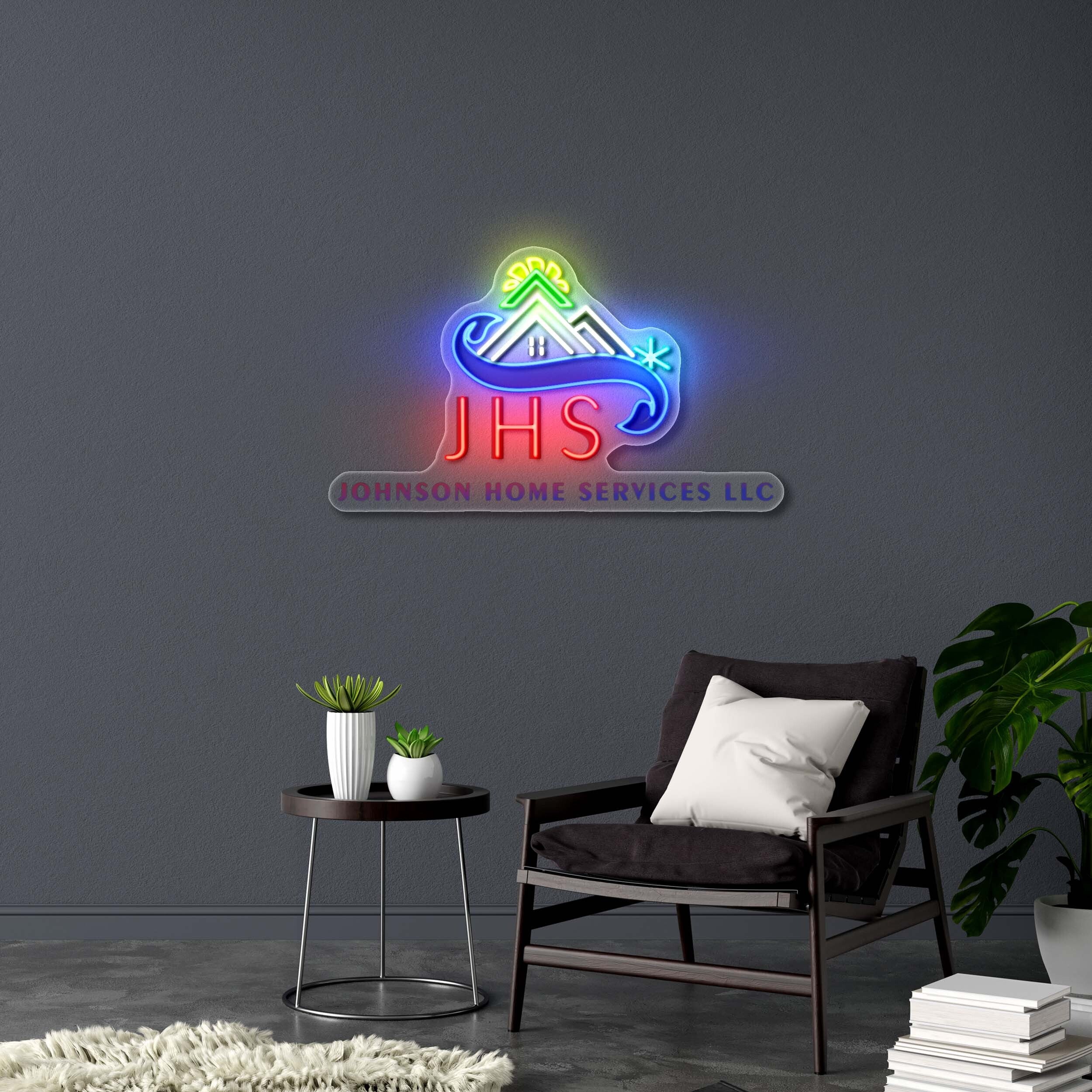Johnson Home Services LLC - Premium Neon Artwork
