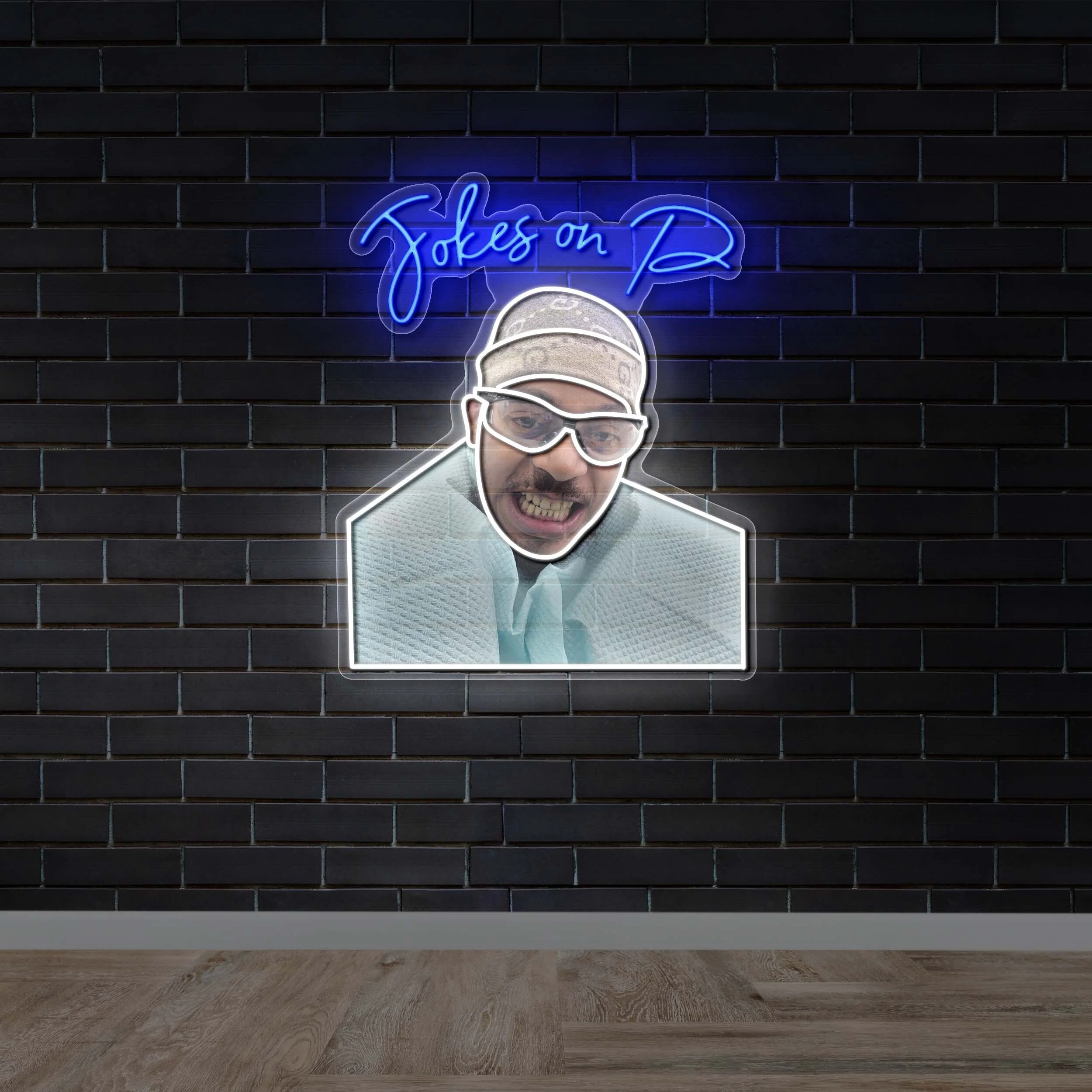 Jokes on P - Premium Neon Artwork