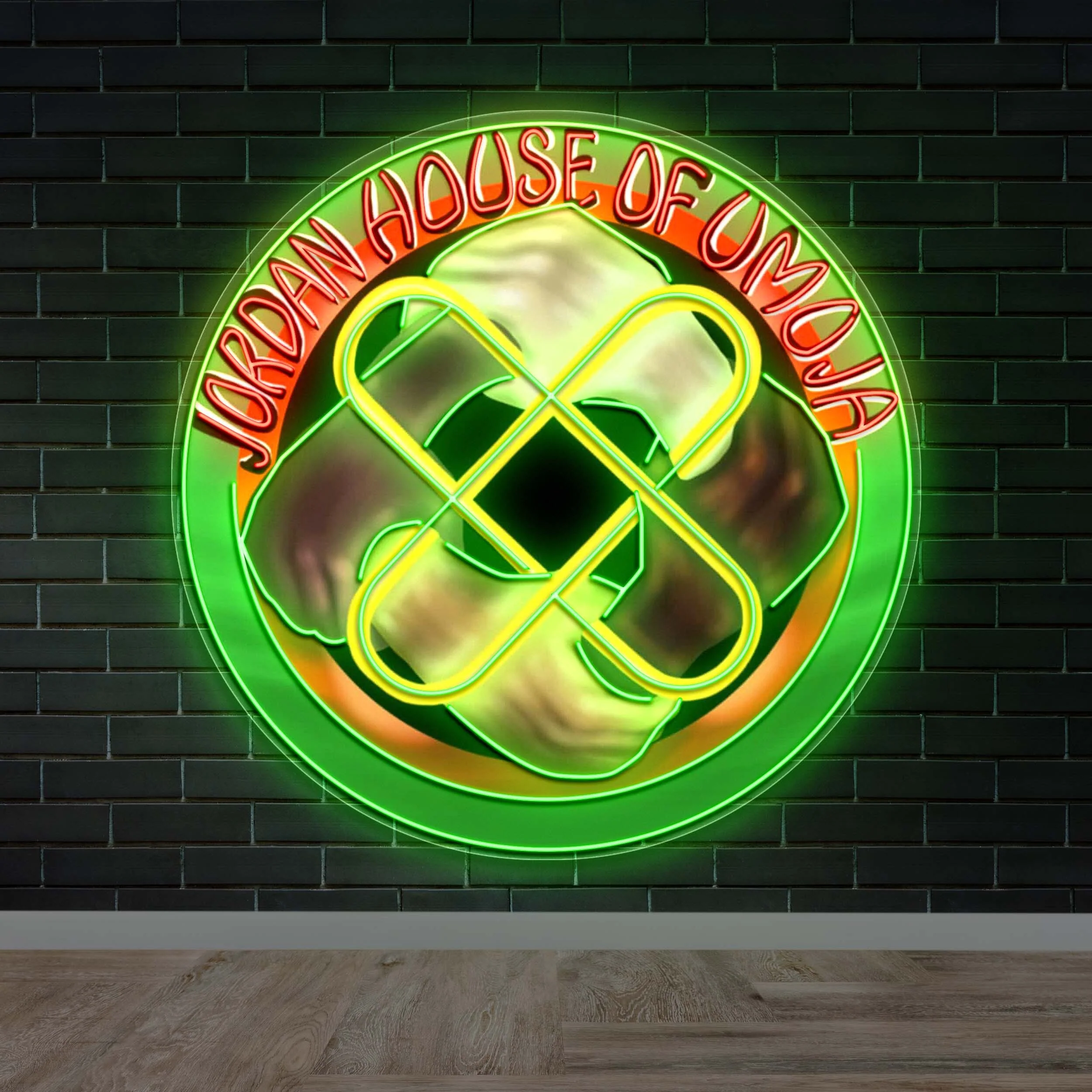 JORDAN HOUSE OF UMOJA - Premium Neon Artwork