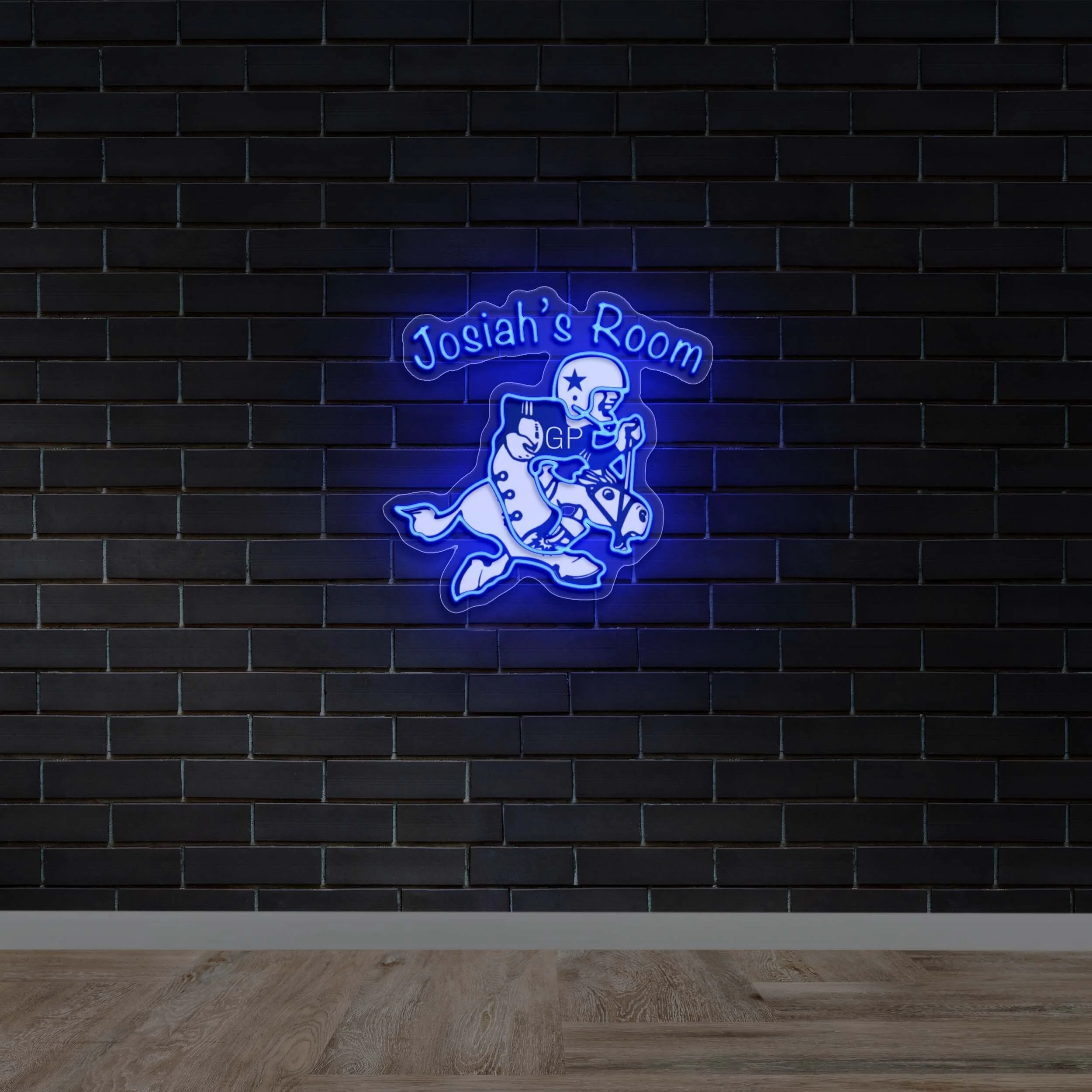 Josiah’s Room Football Rider | 2nd Version - Premium Neon Artwork