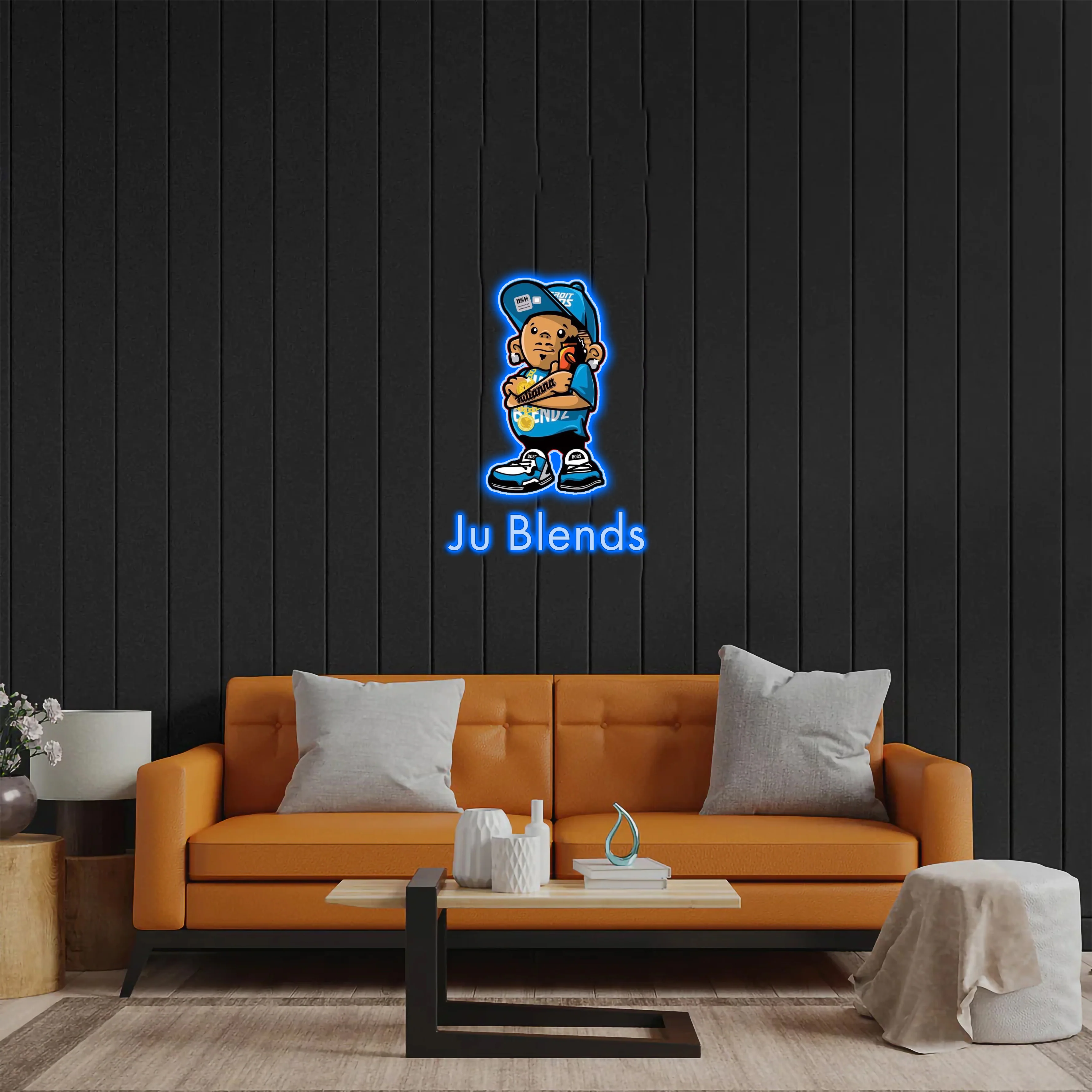 Ju Blends - Premium Neon Artwork