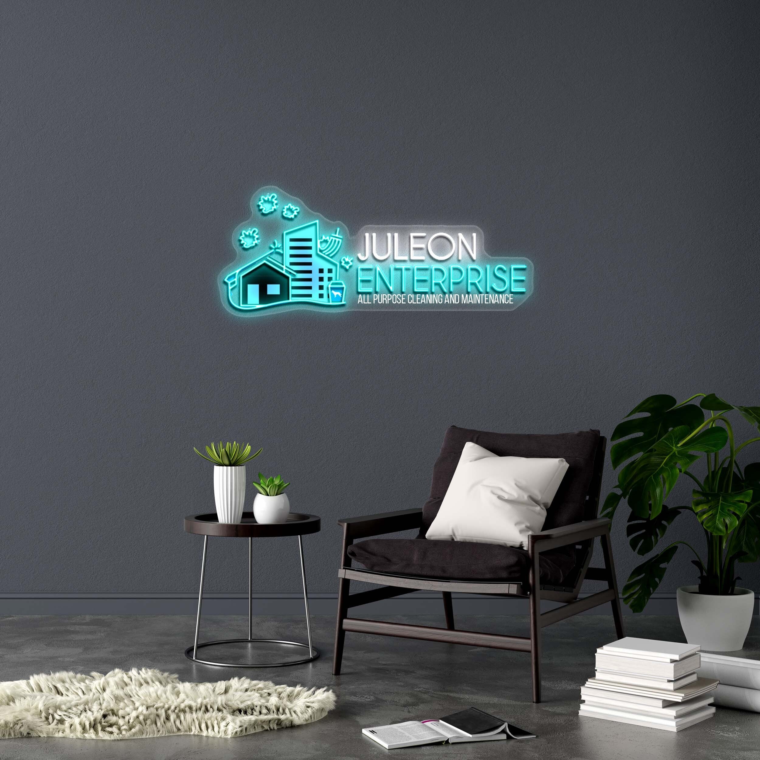 JULEON ENTERPRISE (version 2) - Premium Neon Artwork