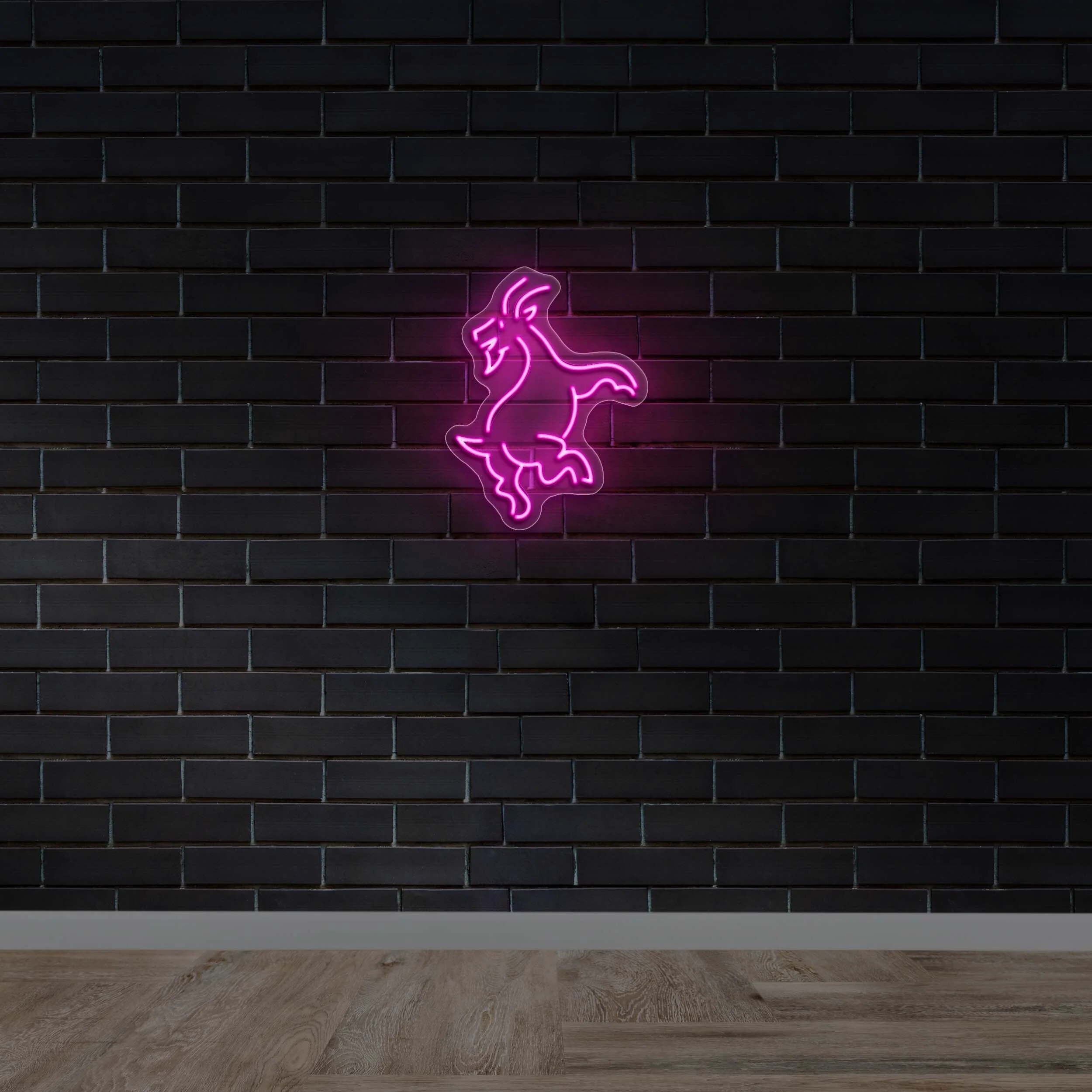 Jumping Goat - Premium Neon Artwork - Image 2