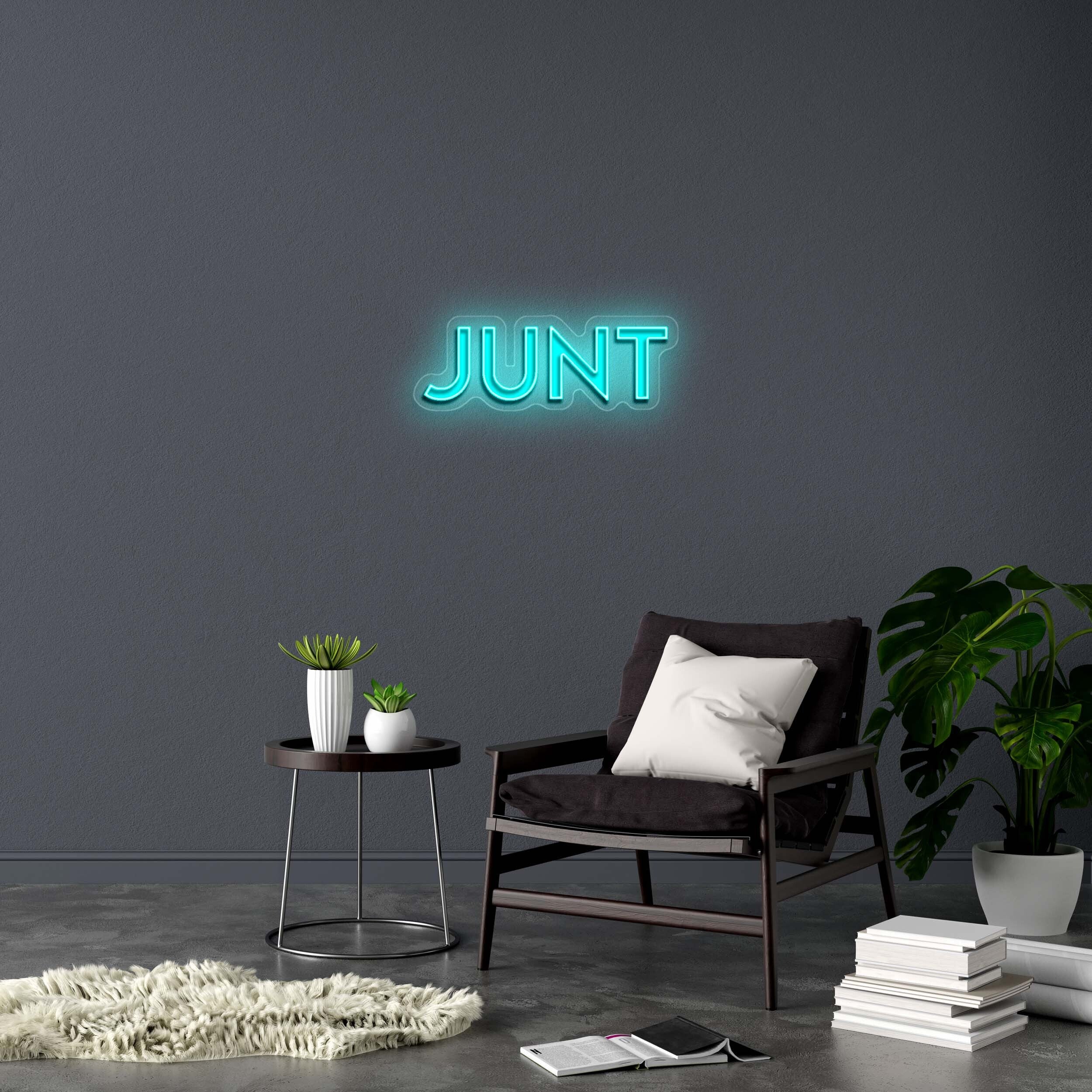 JUNT - Premium Neon Artwork