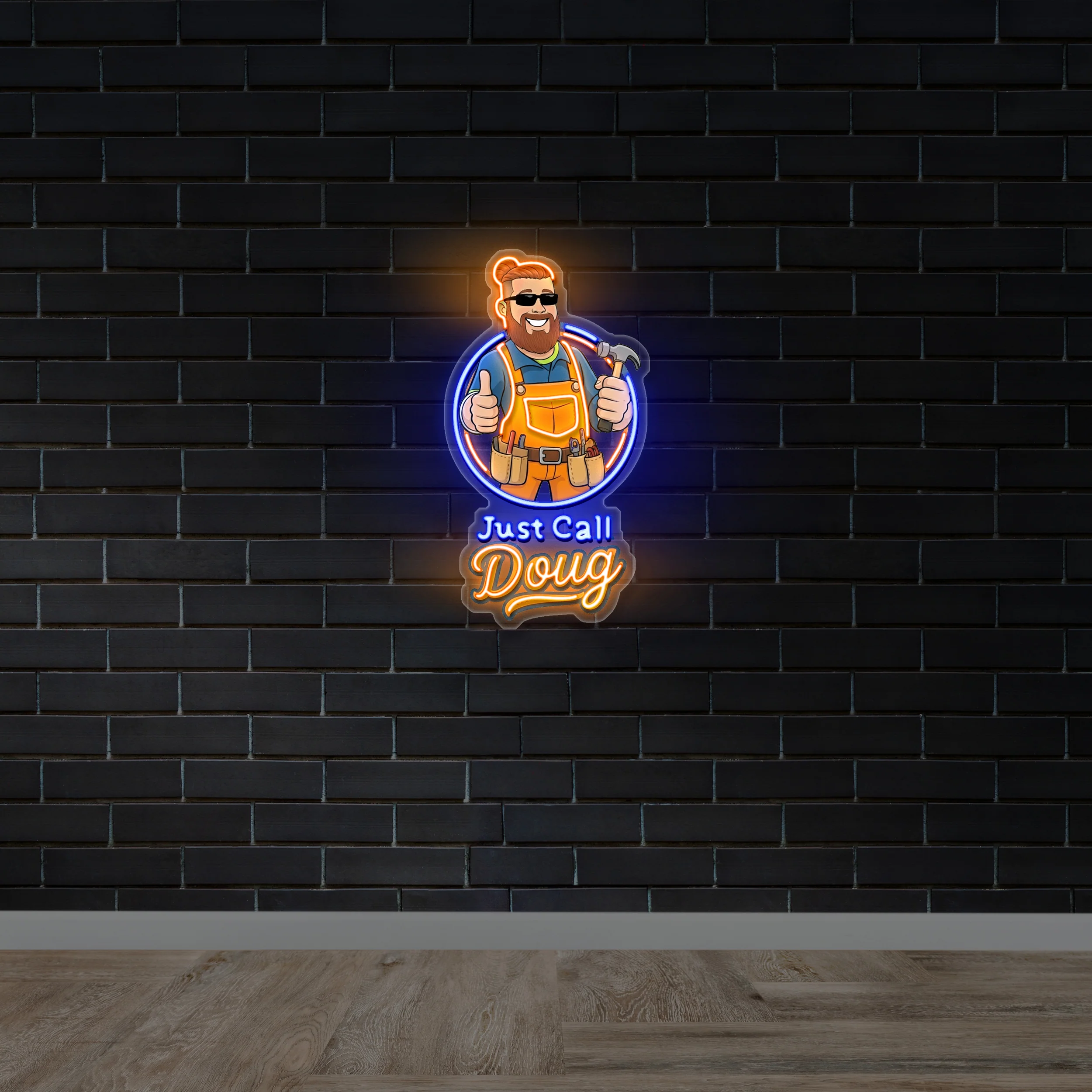 JUST CALL DOUG - Premium Neon Artwork