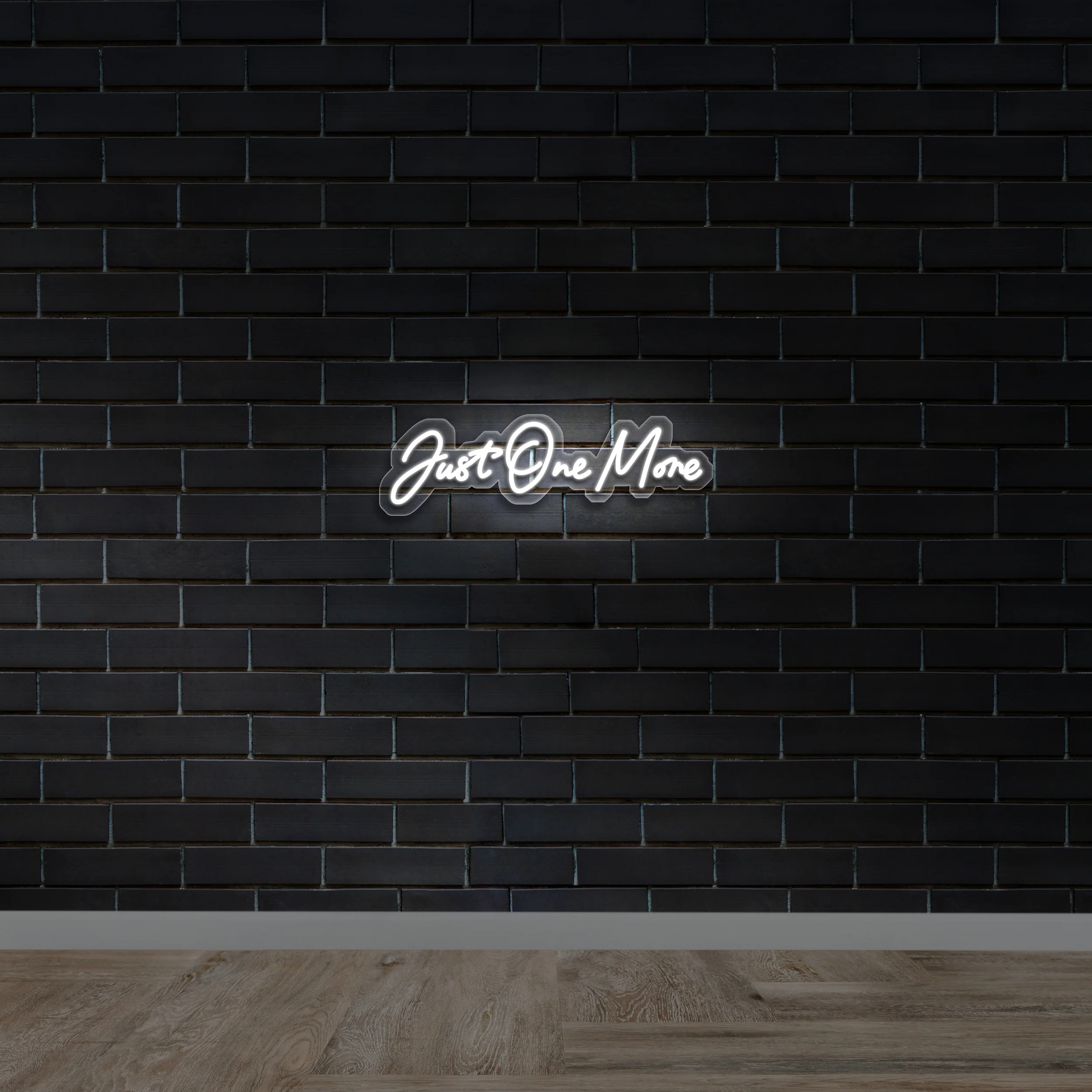 Just One More - Premium Neon Artwork