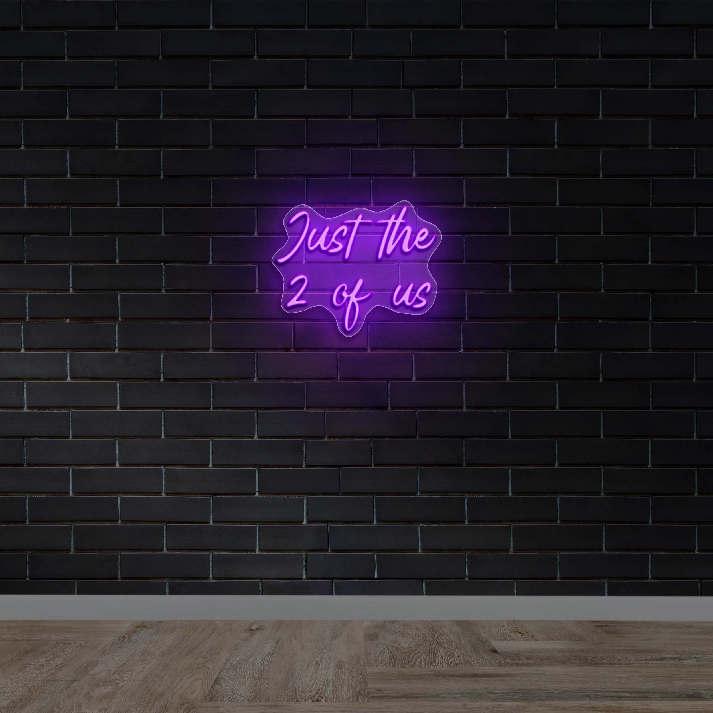 Just the 2 of Us - Premium Neon Artwork