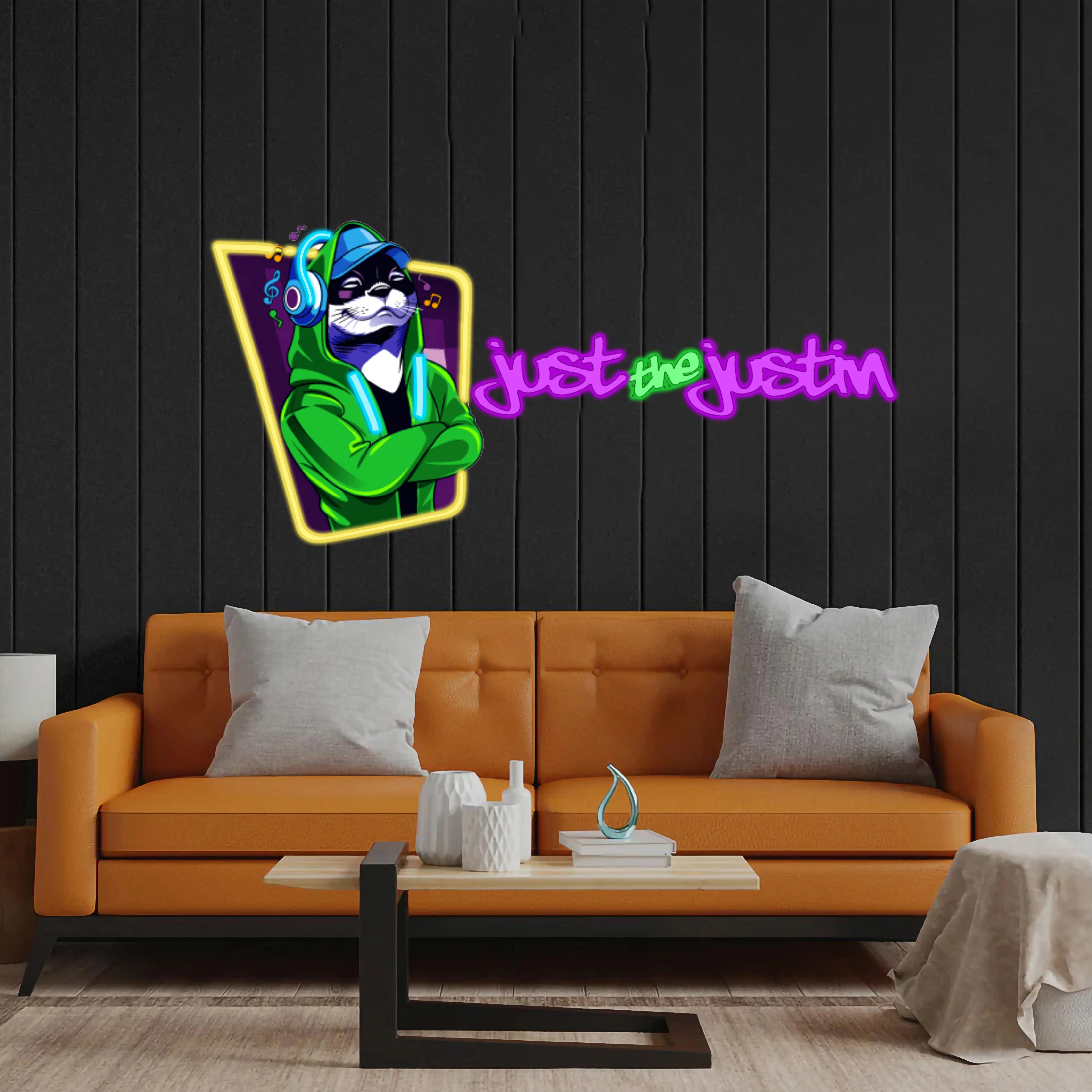 Just the Justin - Premium Neon Artwork