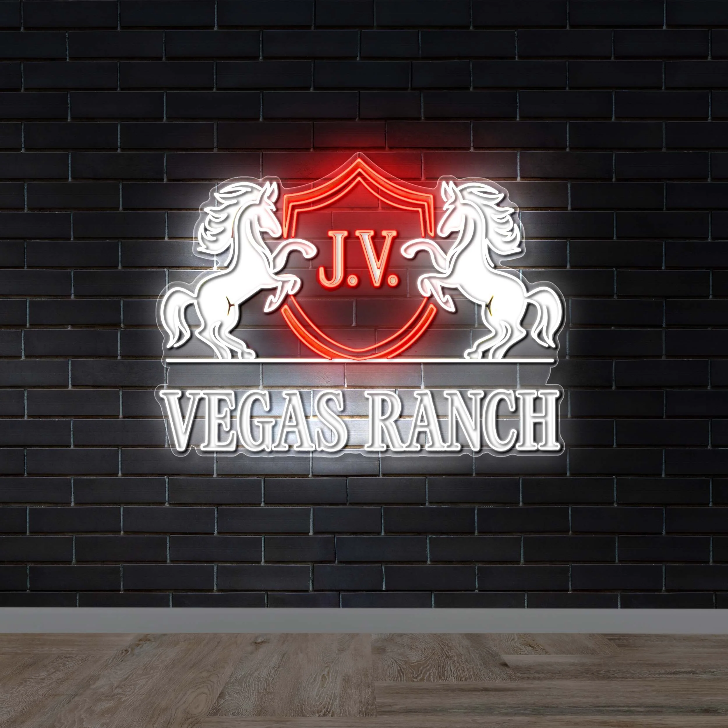 JV Vegas Ranch - Premium Neon Artwork
