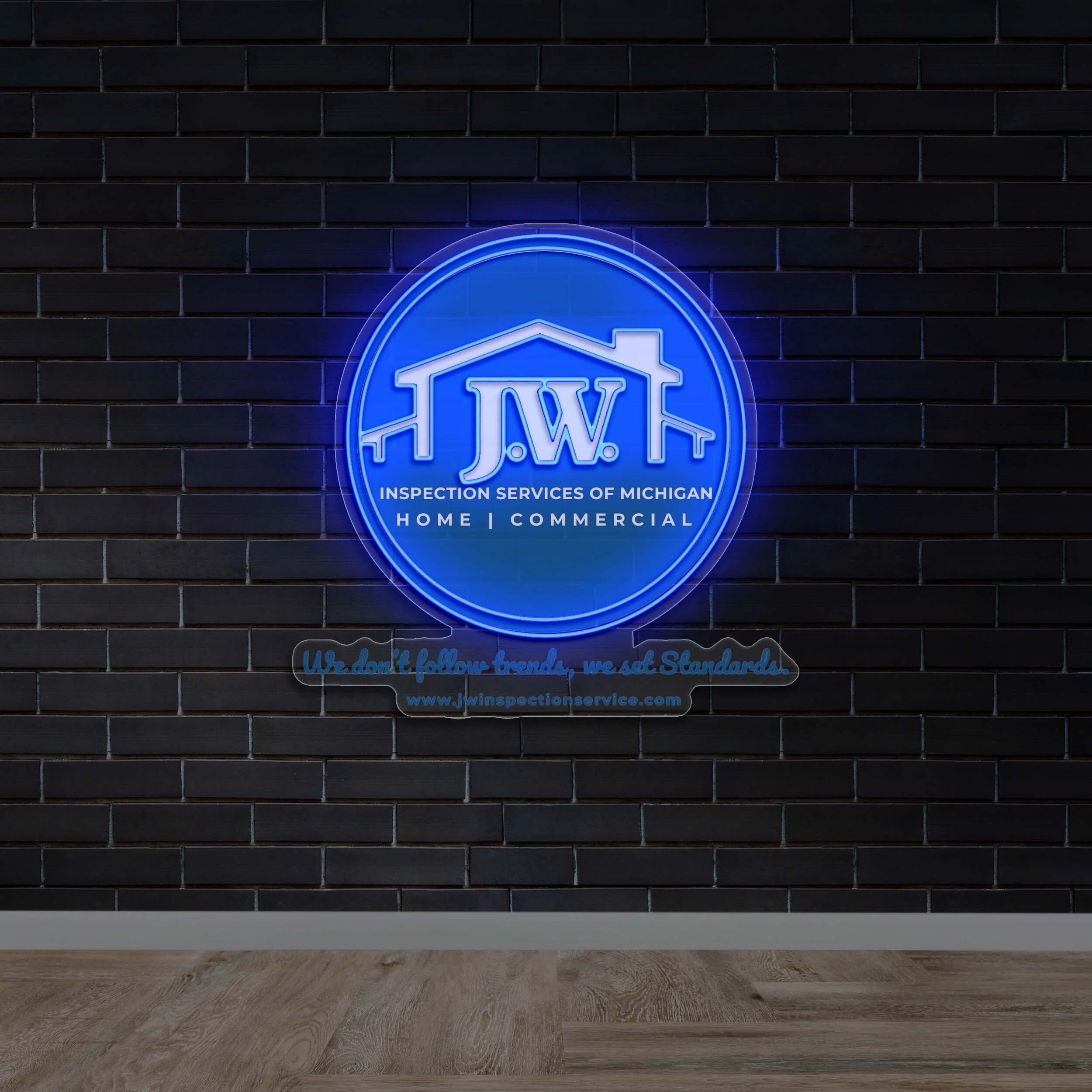 JW INSPECTION SERVICES - Premium Neon Artwork