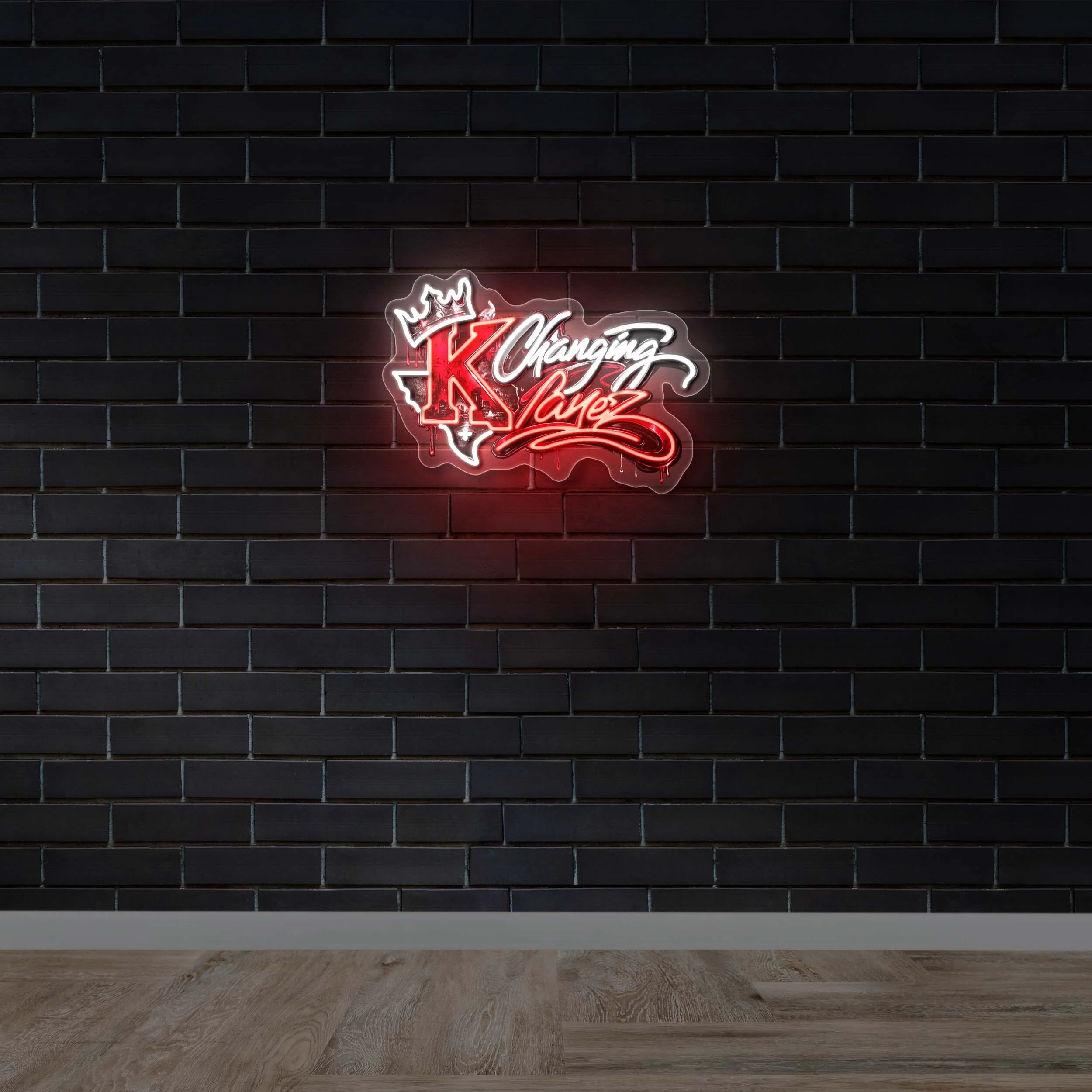 K Changing Lanes - Premium Neon Artwork