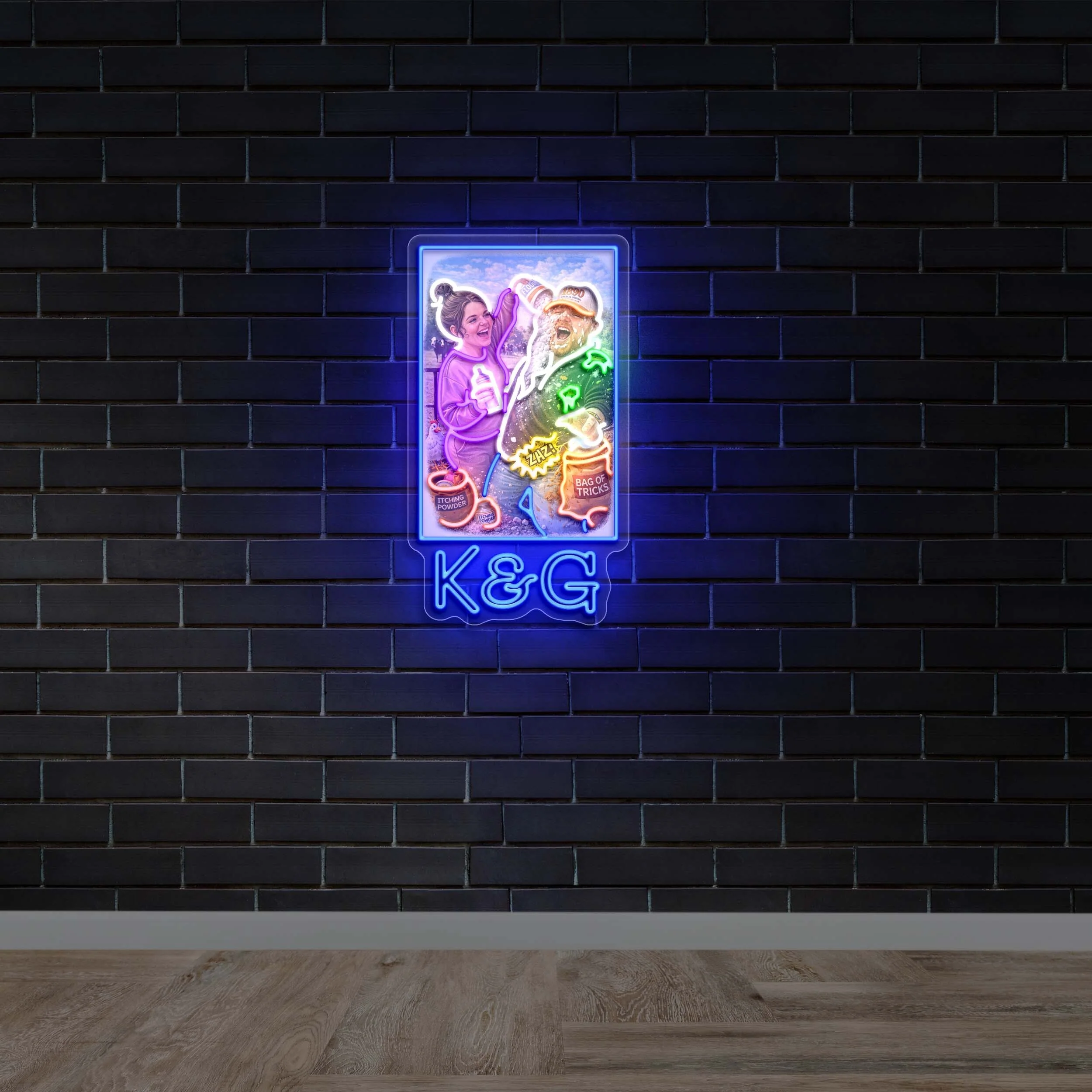 K & G - Premium Neon Artwork