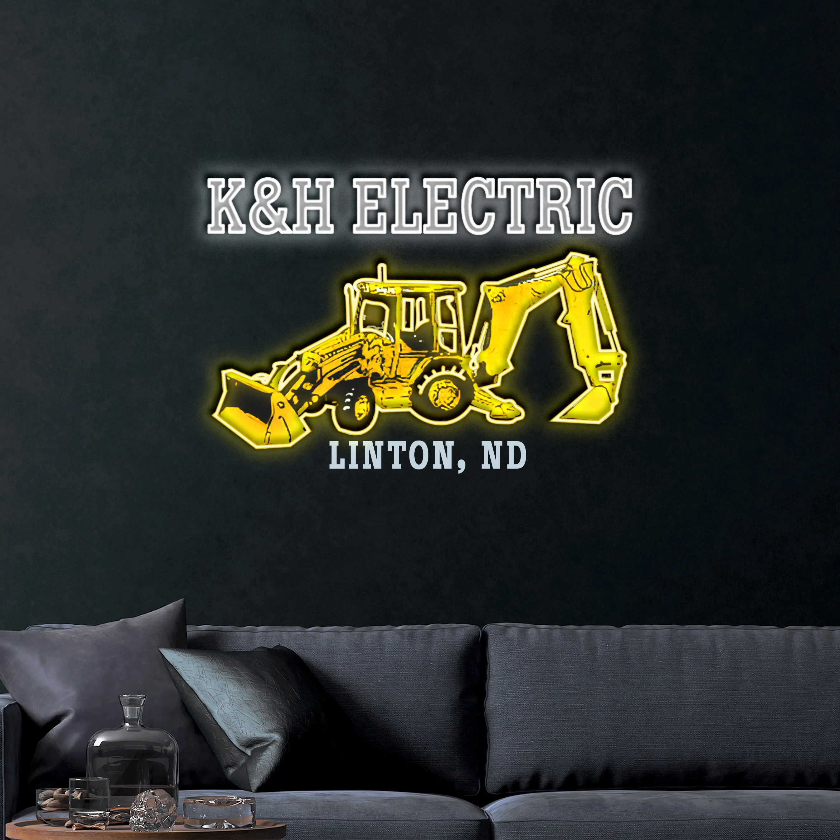 K&H Electric – Premium Neon Artwork