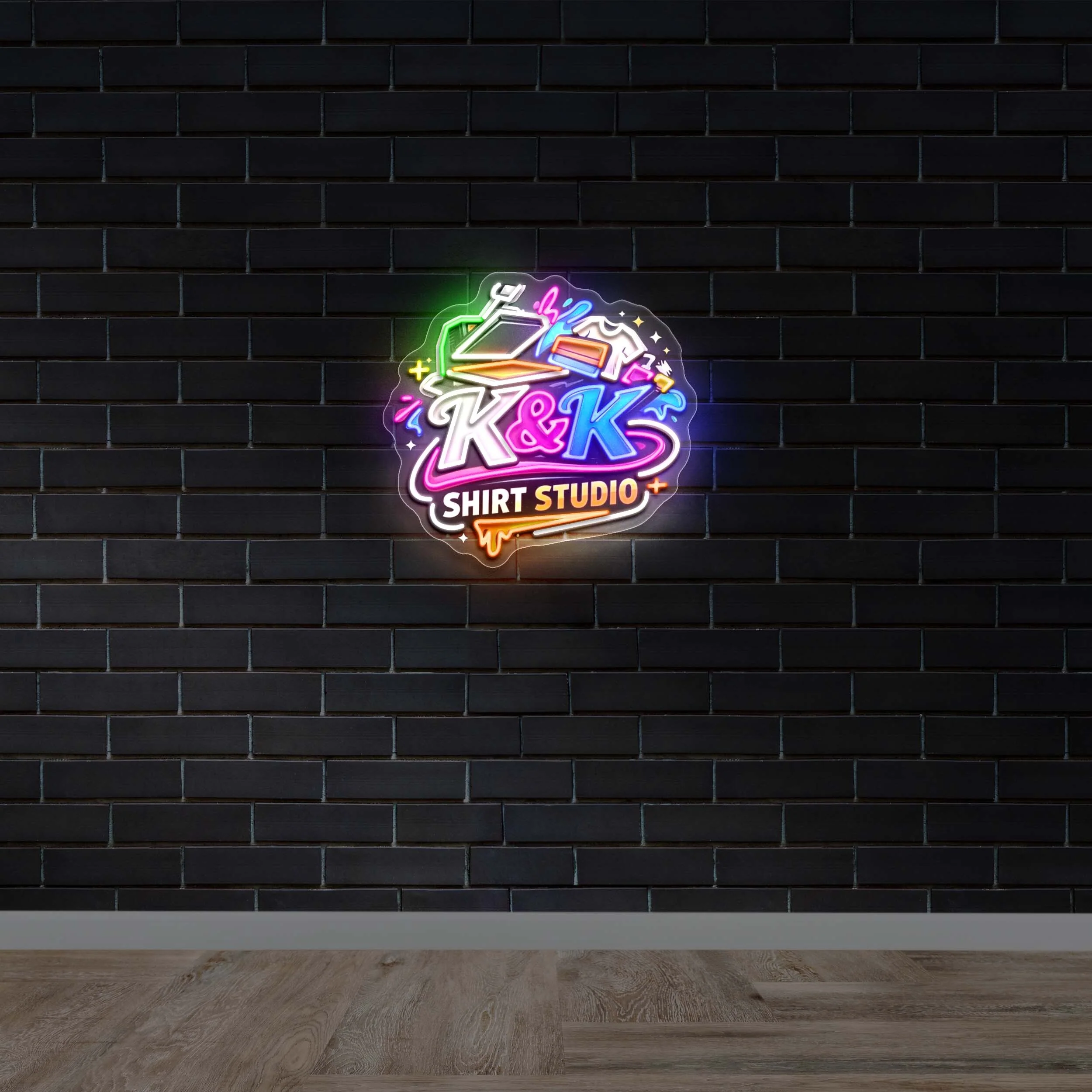 K&K Shirt Studio - Premium Neon Artwork