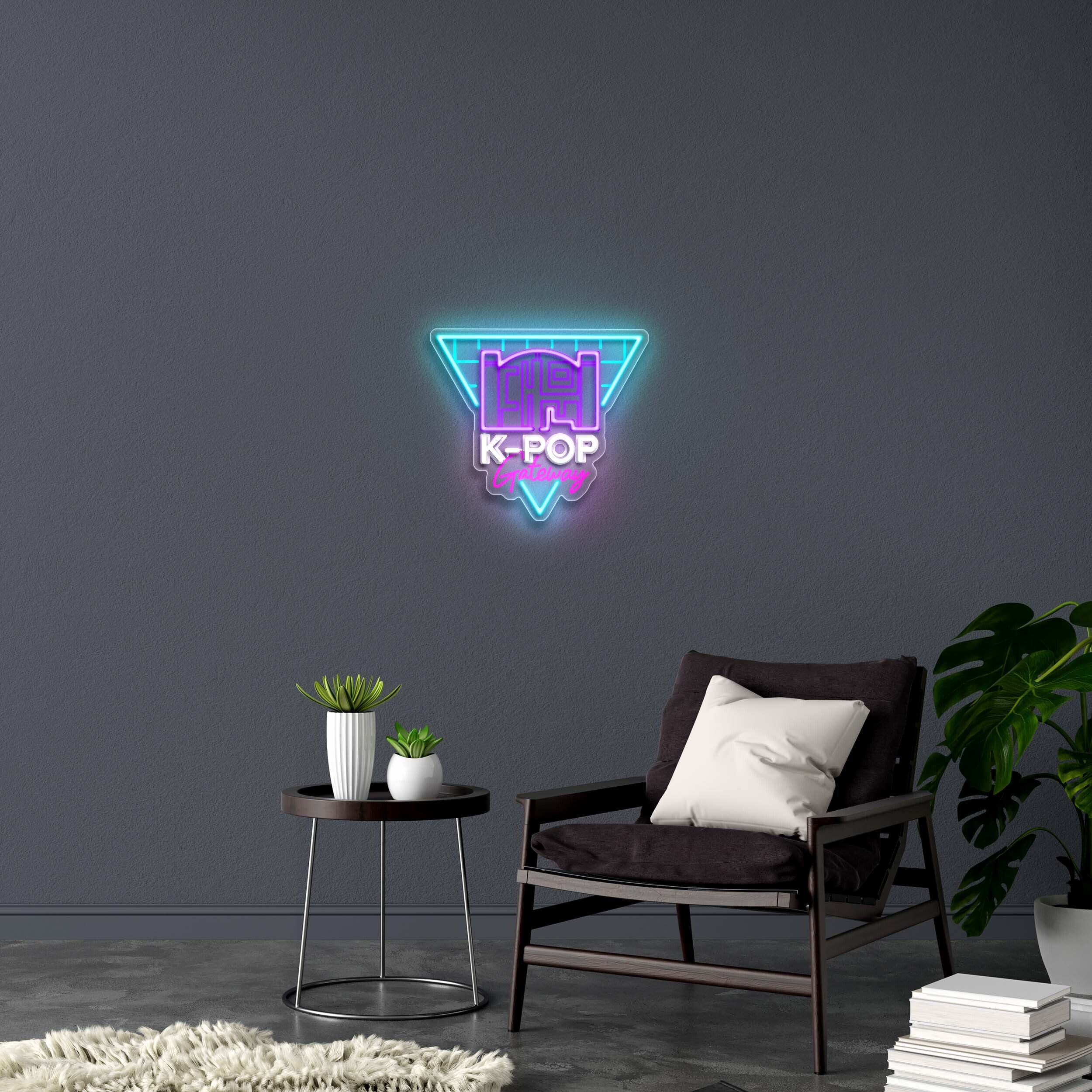 K-POP GATEWAY | Smaller Version - Premium Neon Artwork