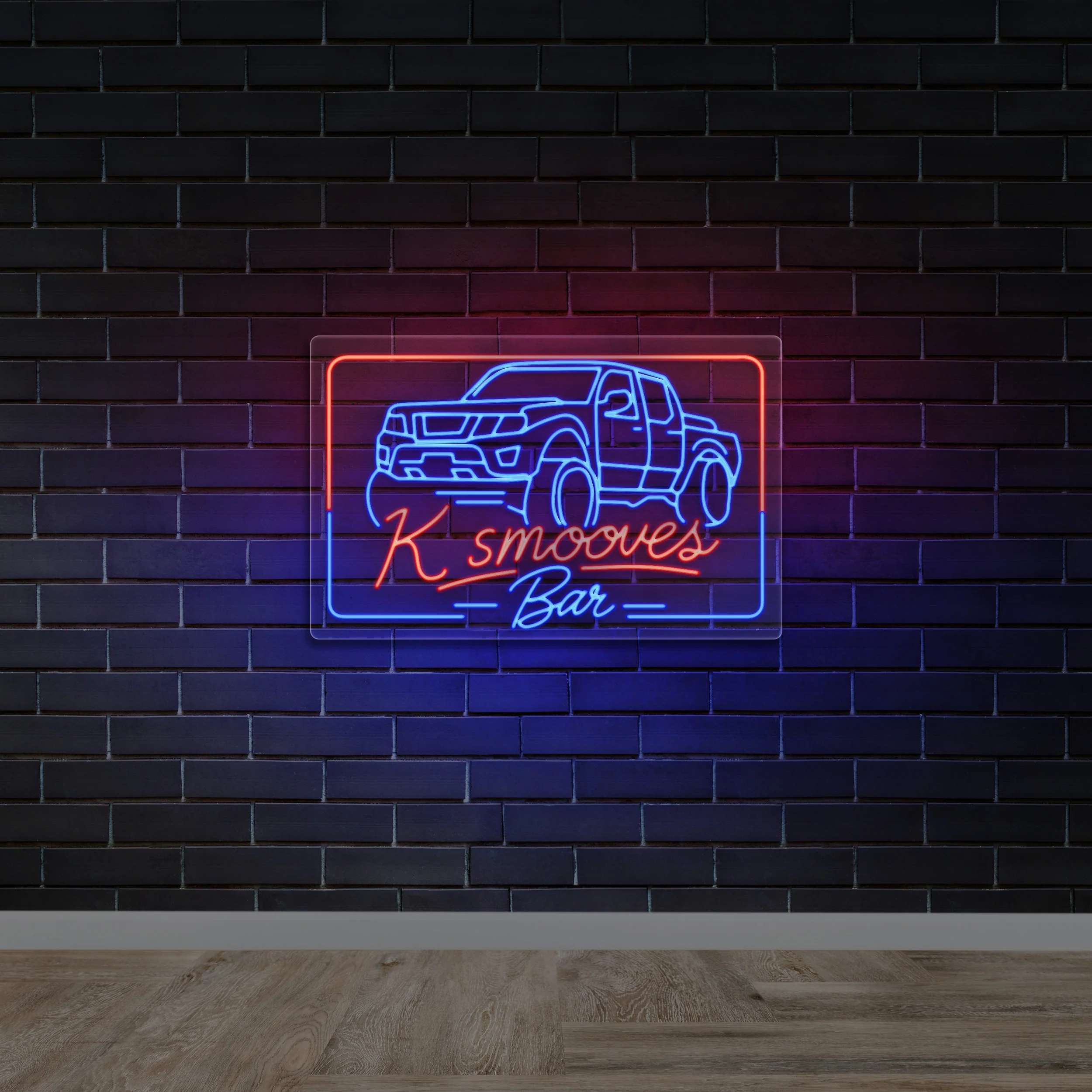 K smooves Bar - Premium Neon Artwork