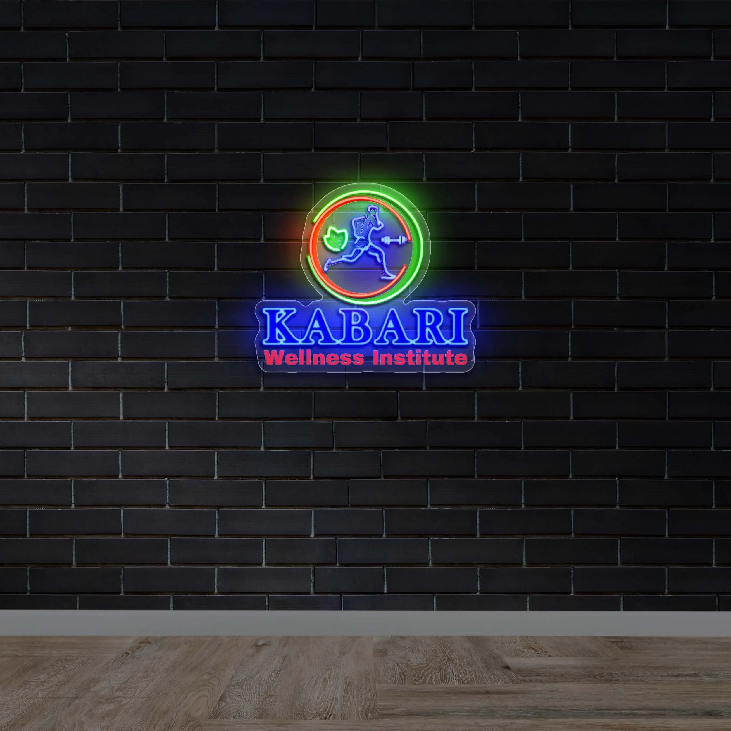 Kabari Wellness Institute - Premium Neon Artwork