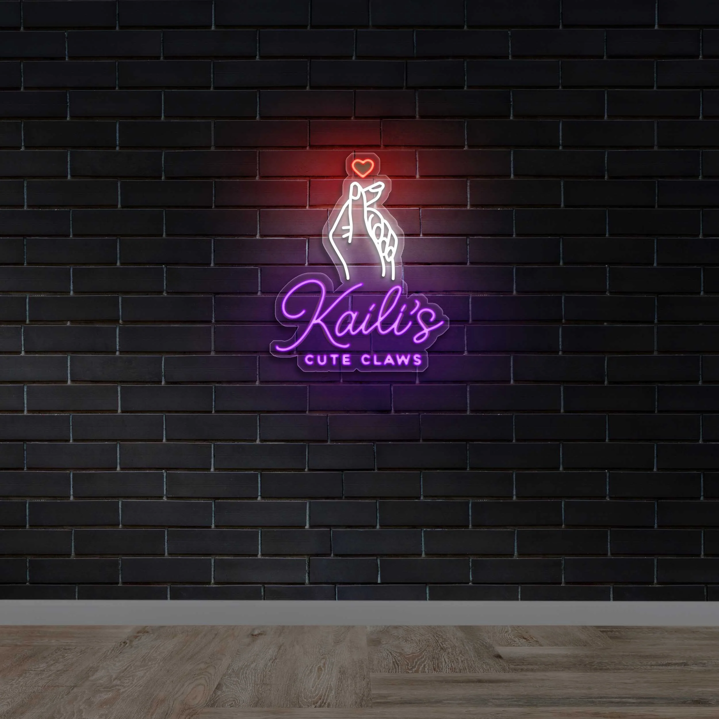 Kaili’s Cute Claws - Premium Neon Artwork