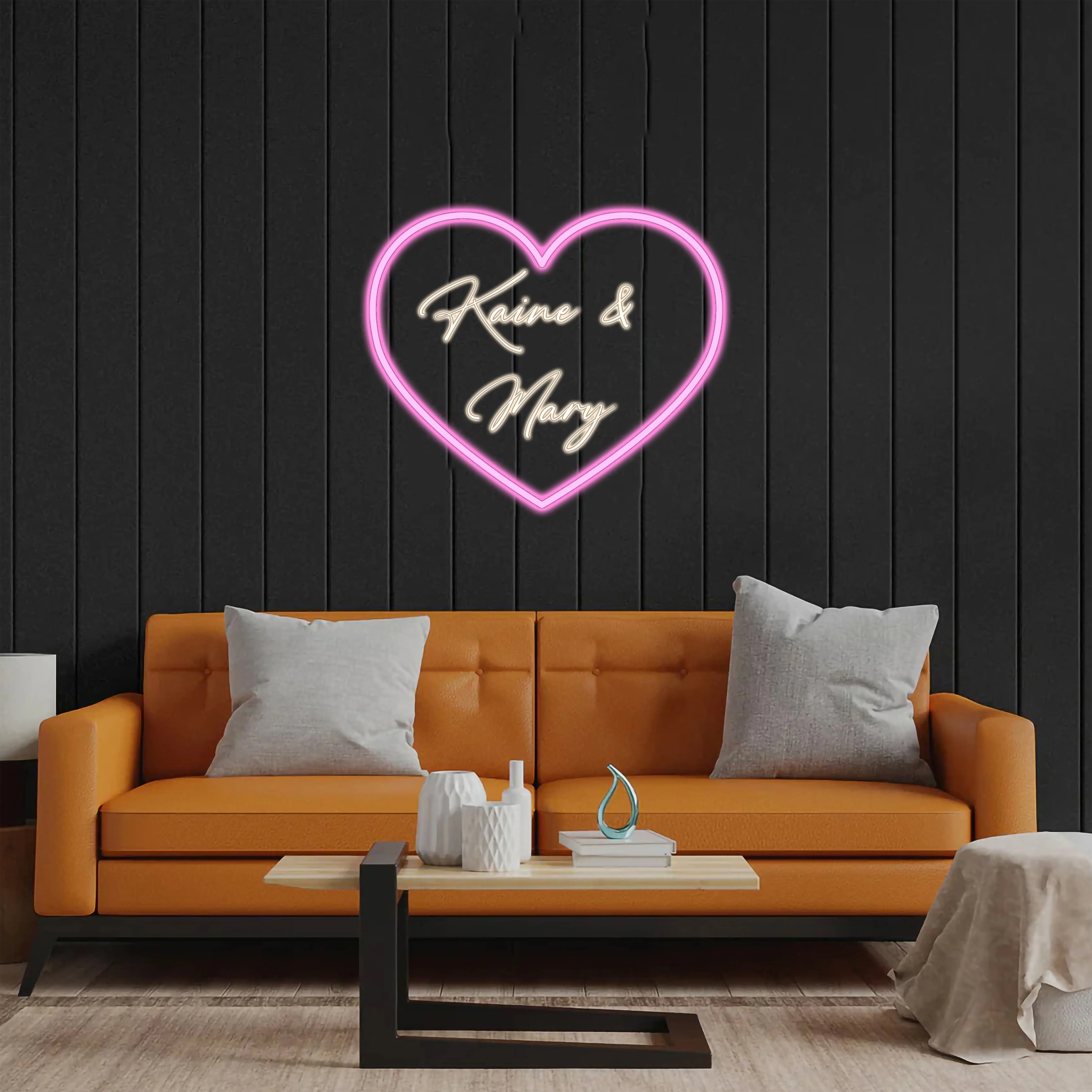Kaine & Mary - Premium Neon Artwork