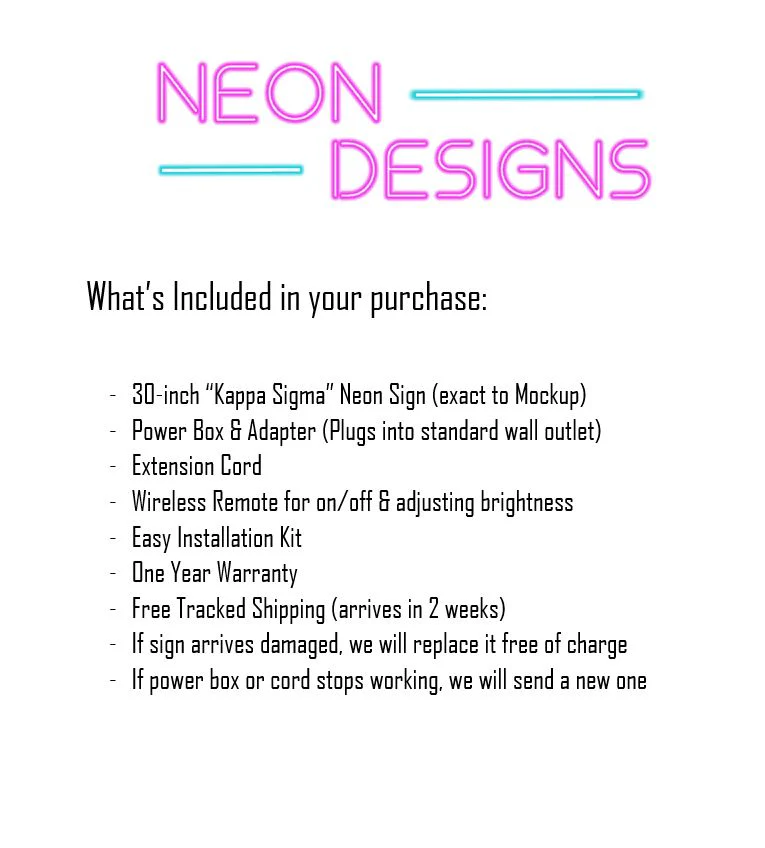 Kappa Sigma - Premium Neon Artwork - Image 2