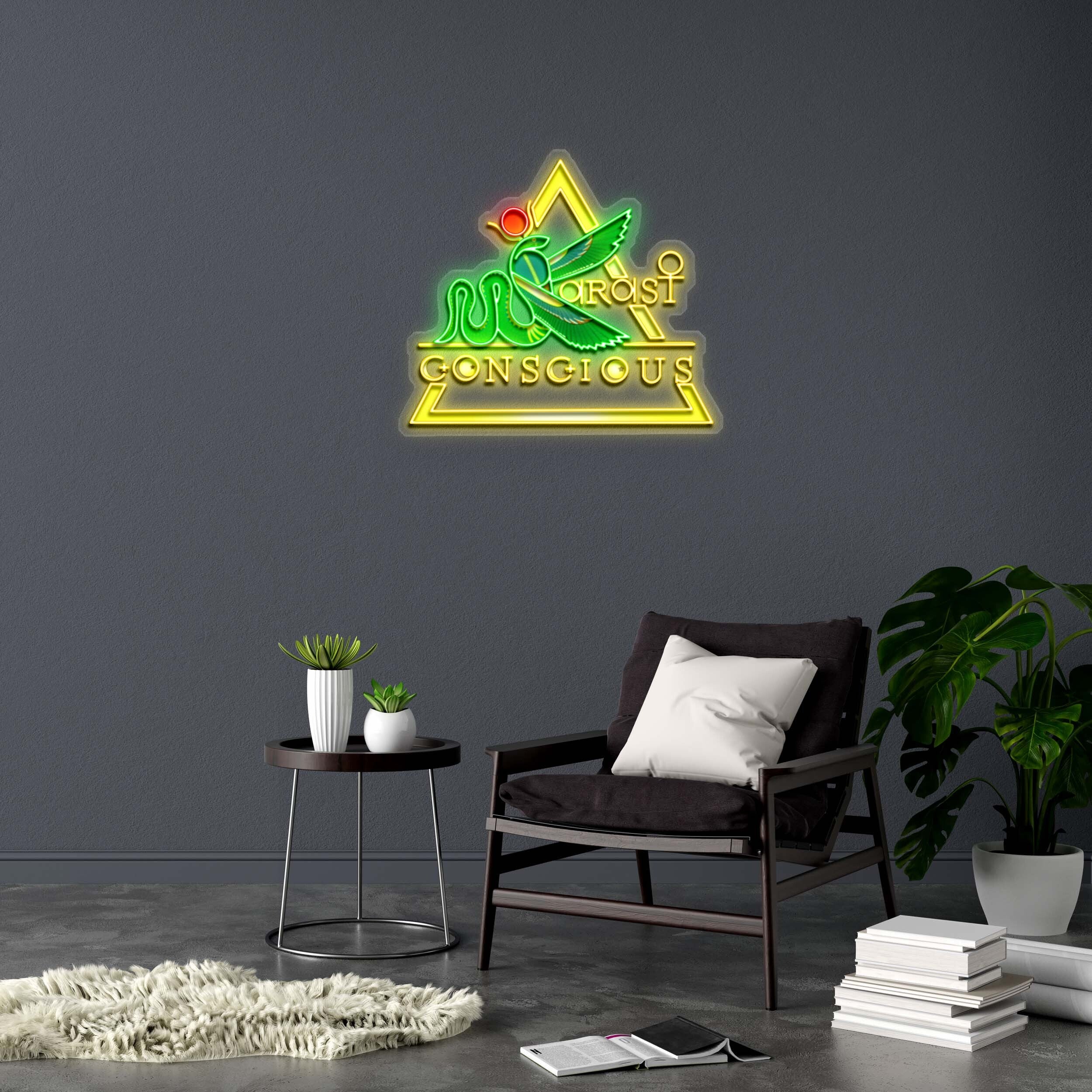 Karast Conscious - Premium Neon Artwork