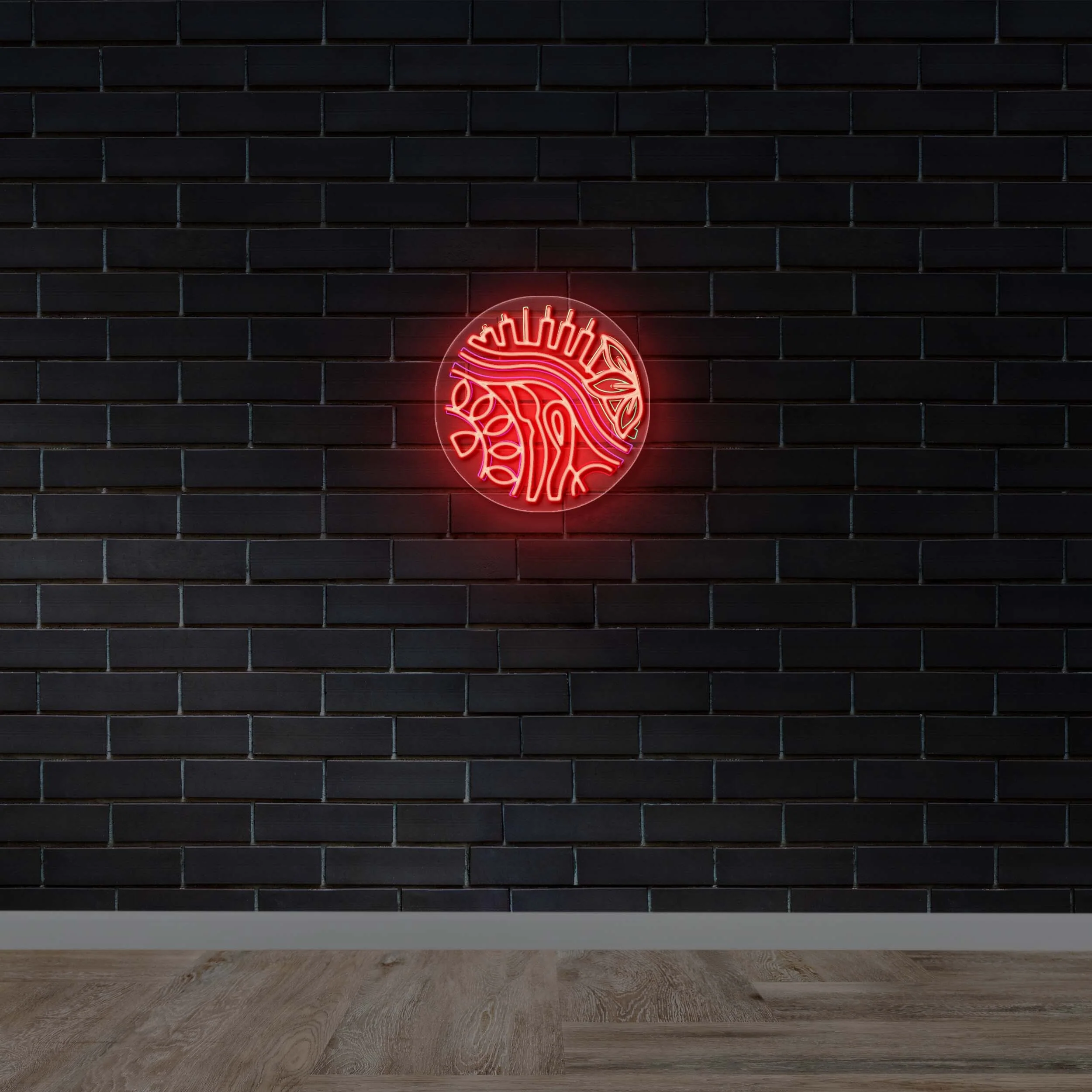 KARI’S COCOA LOGO ICON - Premium Neon Artwork - Image 4