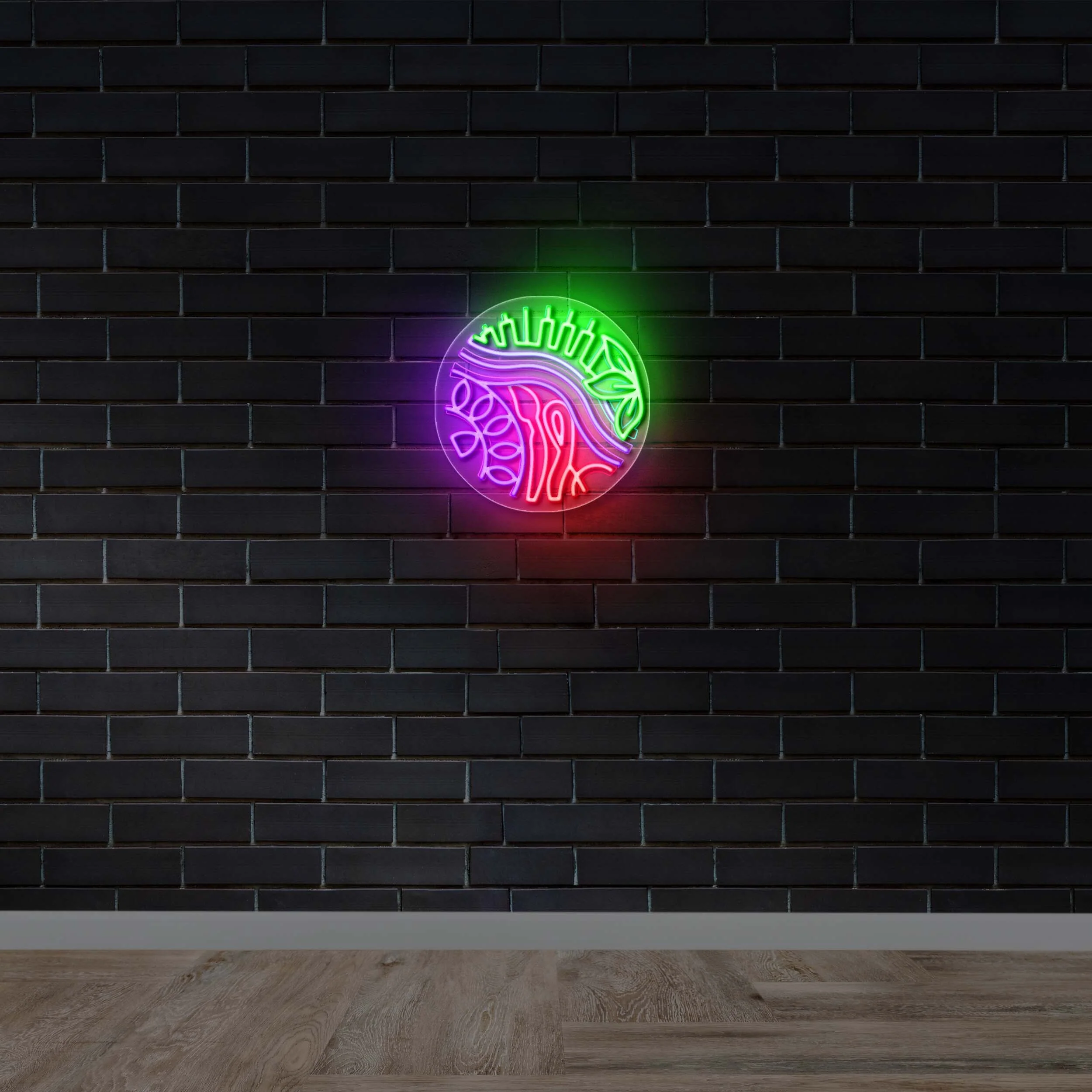 KARI’S COCOA LOGO ICON - Premium Neon Artwork - Image 5