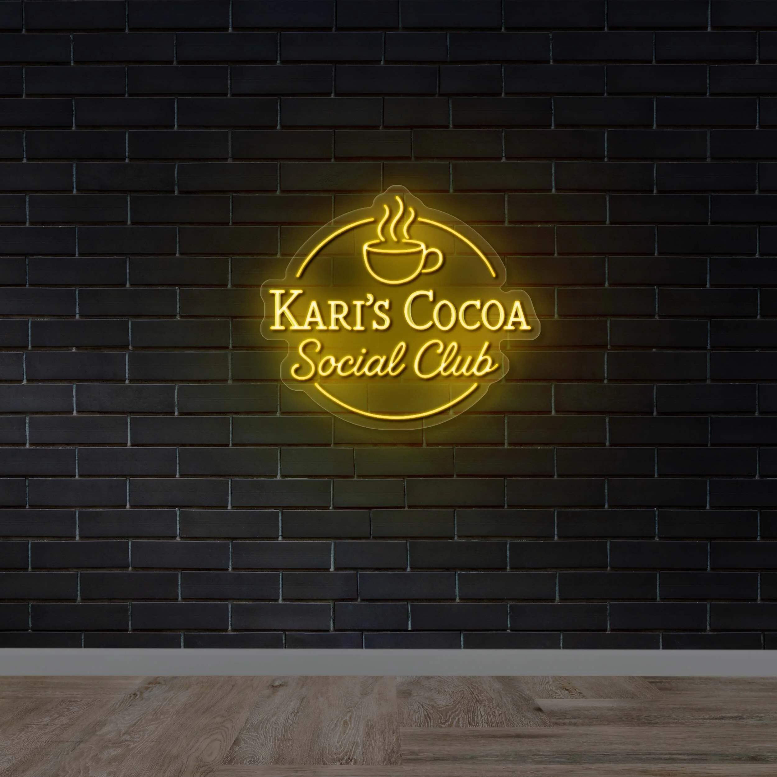 Kari's Cocoa Social Club | 2nd Version - Premium Neon Artwork