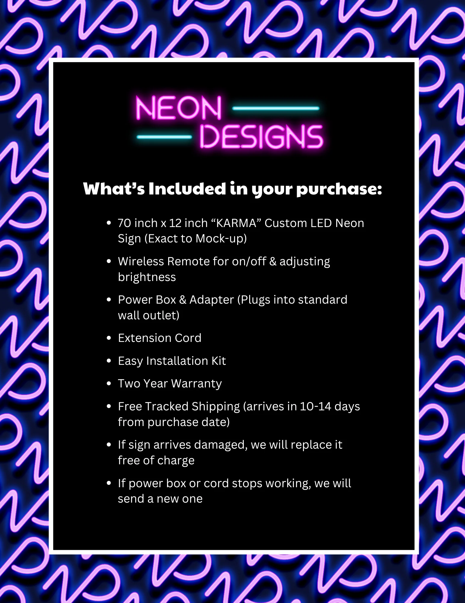 KARMA - Premium Neon Artwork - Image 2