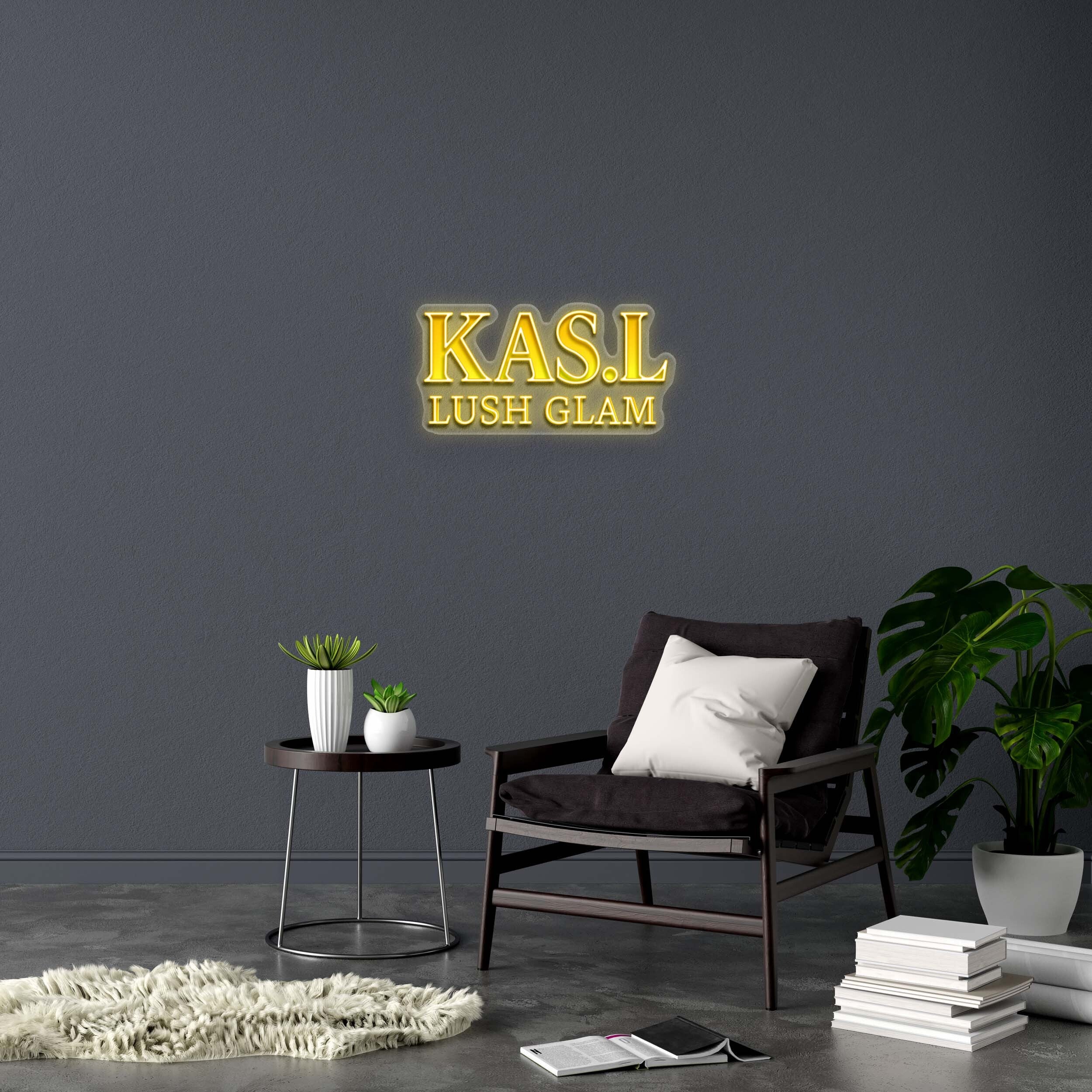 KAS.L LUSH GLAM - Premium Neon Artwork