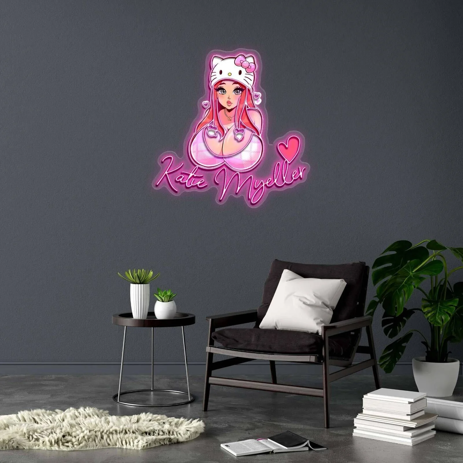 Katie Myeller - Premium Neon Artwork