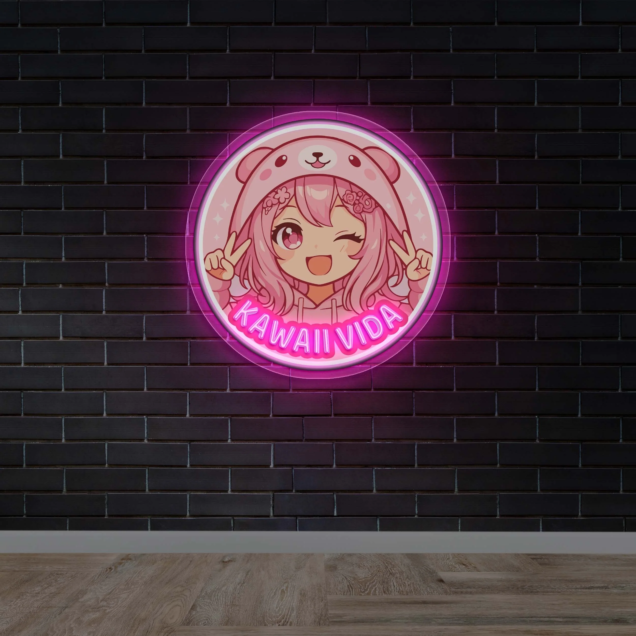 KAWAII VIDA | Backlit Version - Premium Neon Artwork