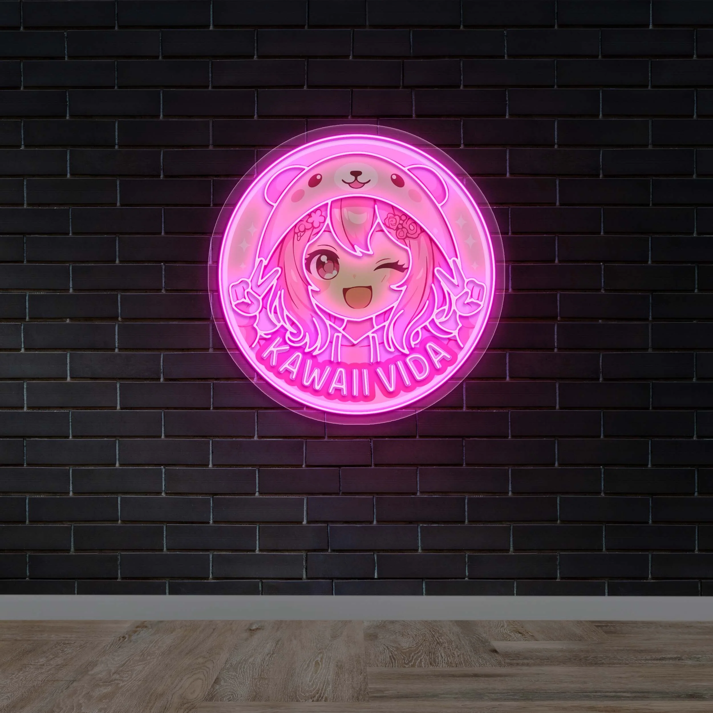 KAWAII VIDA - Premium Neon Artwork