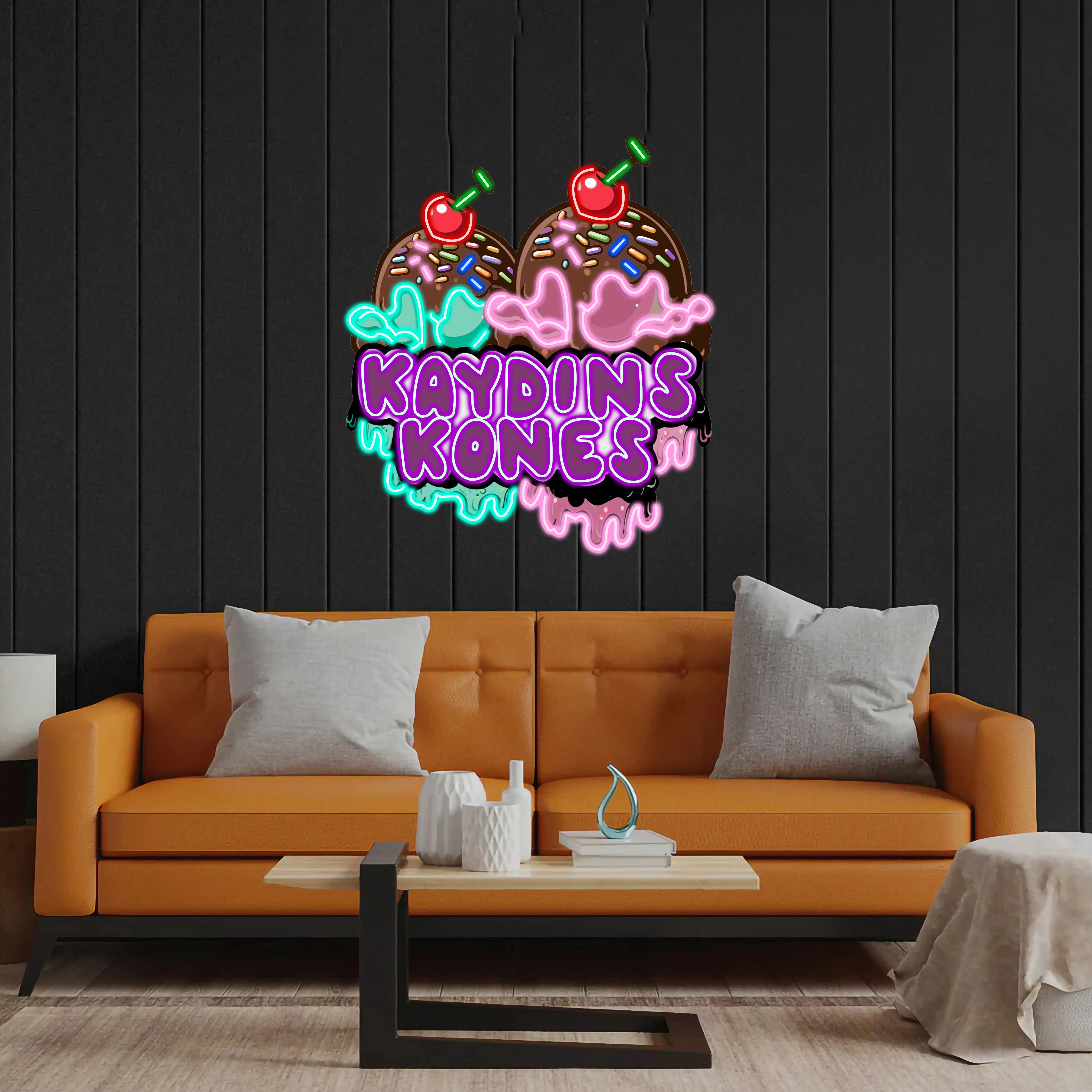 Kaydins Kones - Premium Neon Artwork