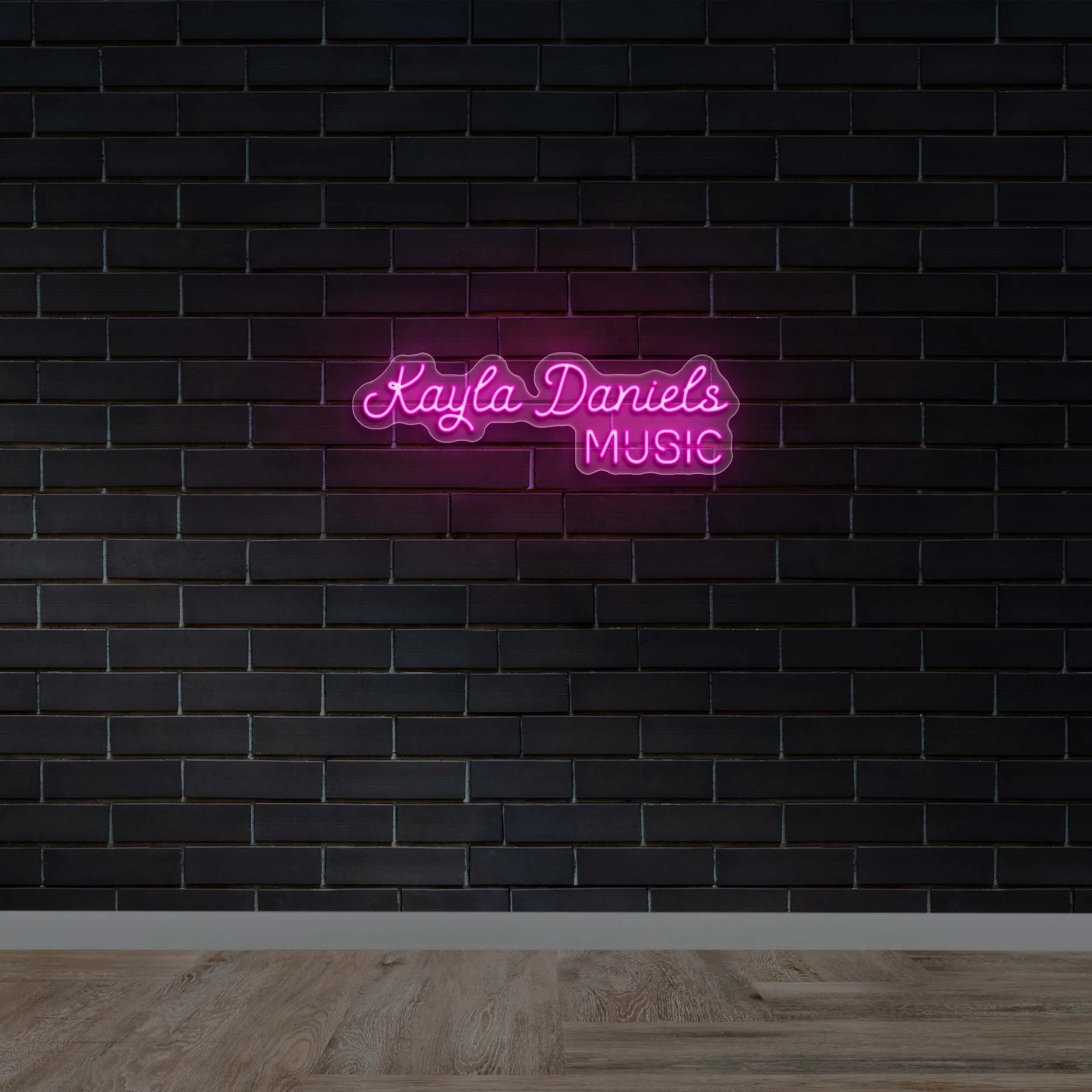 Kayla Daniels Music - Premium Neon Artwork