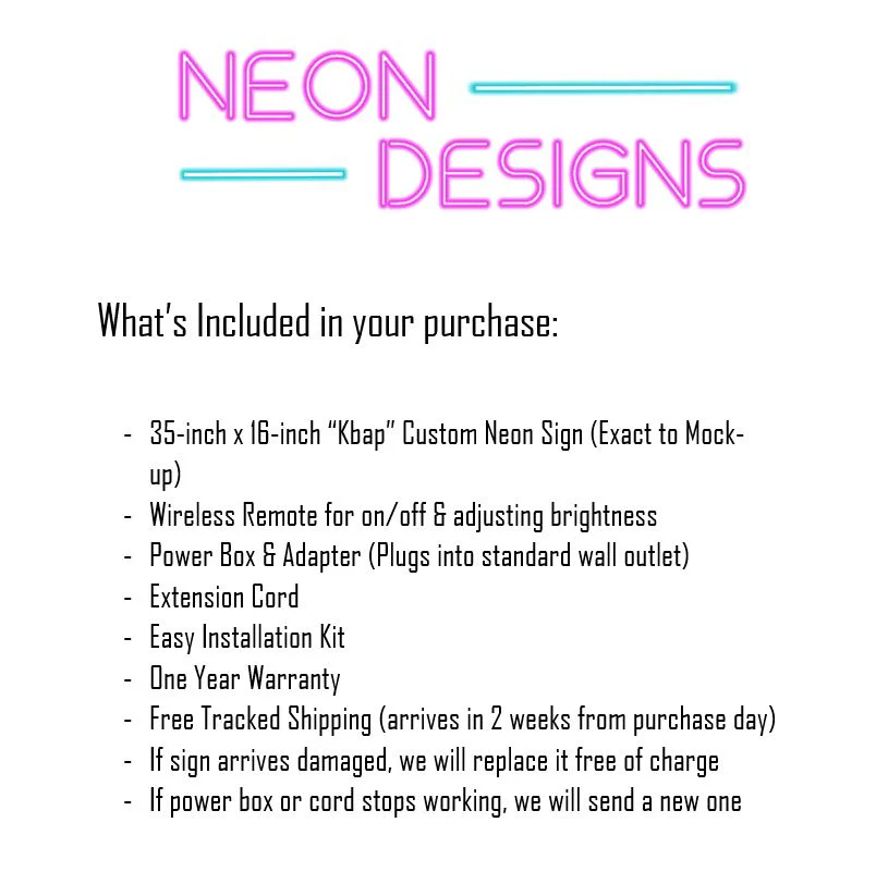 Kbap - Premium Neon Artwork - Image 2