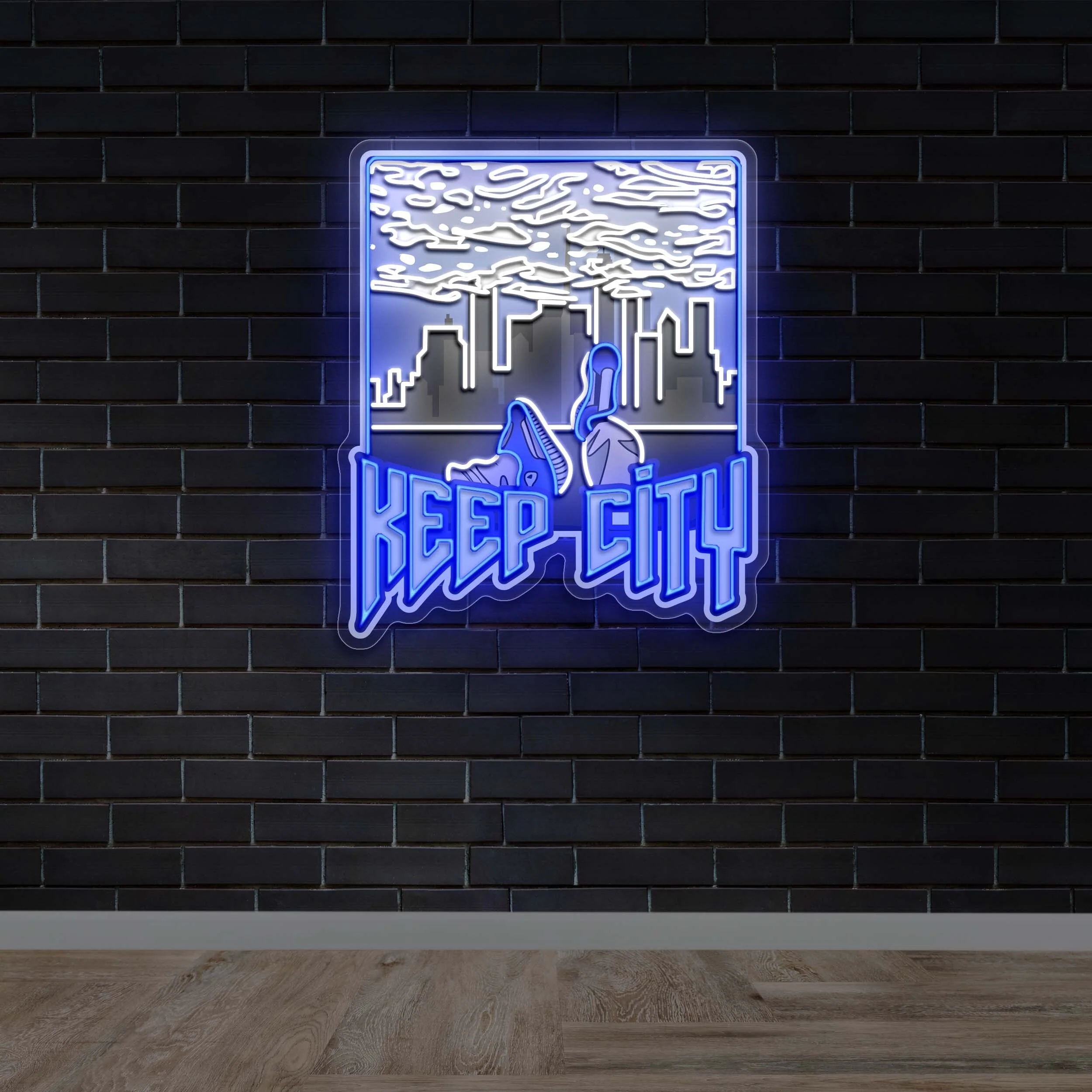 KEEP CITY - Premium Neon Artwork