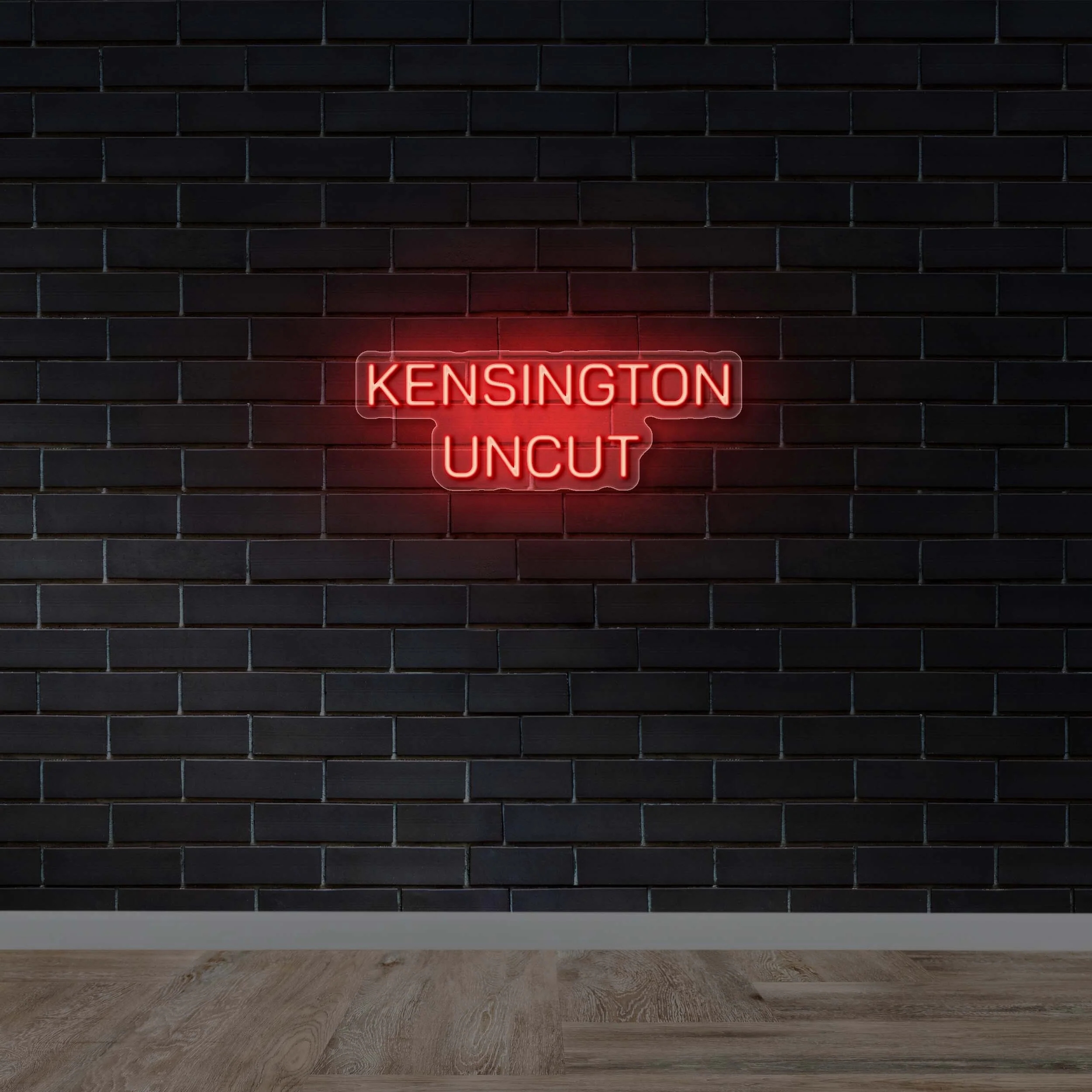 KENSINGTON UNCUT | TEXT ONLY - Premium Neon Artwork