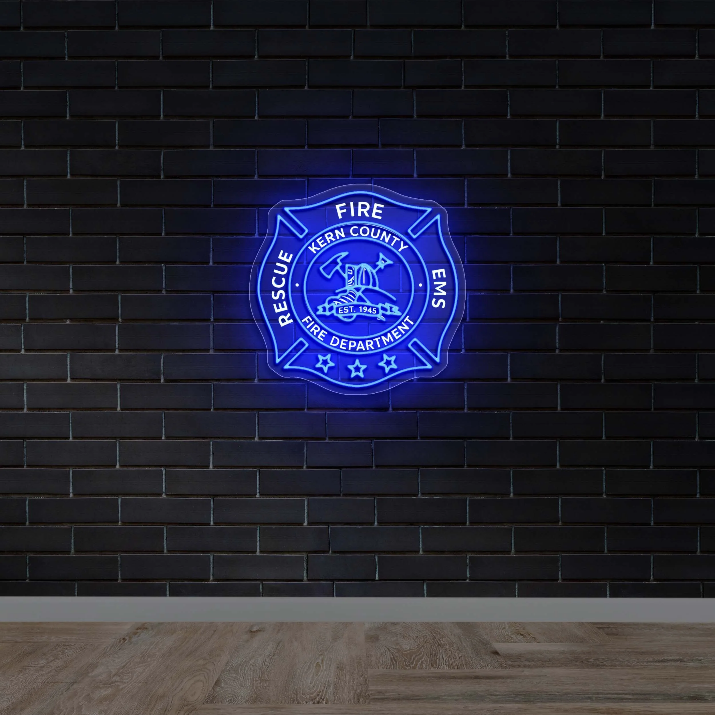 KERN COUNTY FIRE DEPARTMENT - Premium Neon Artwork