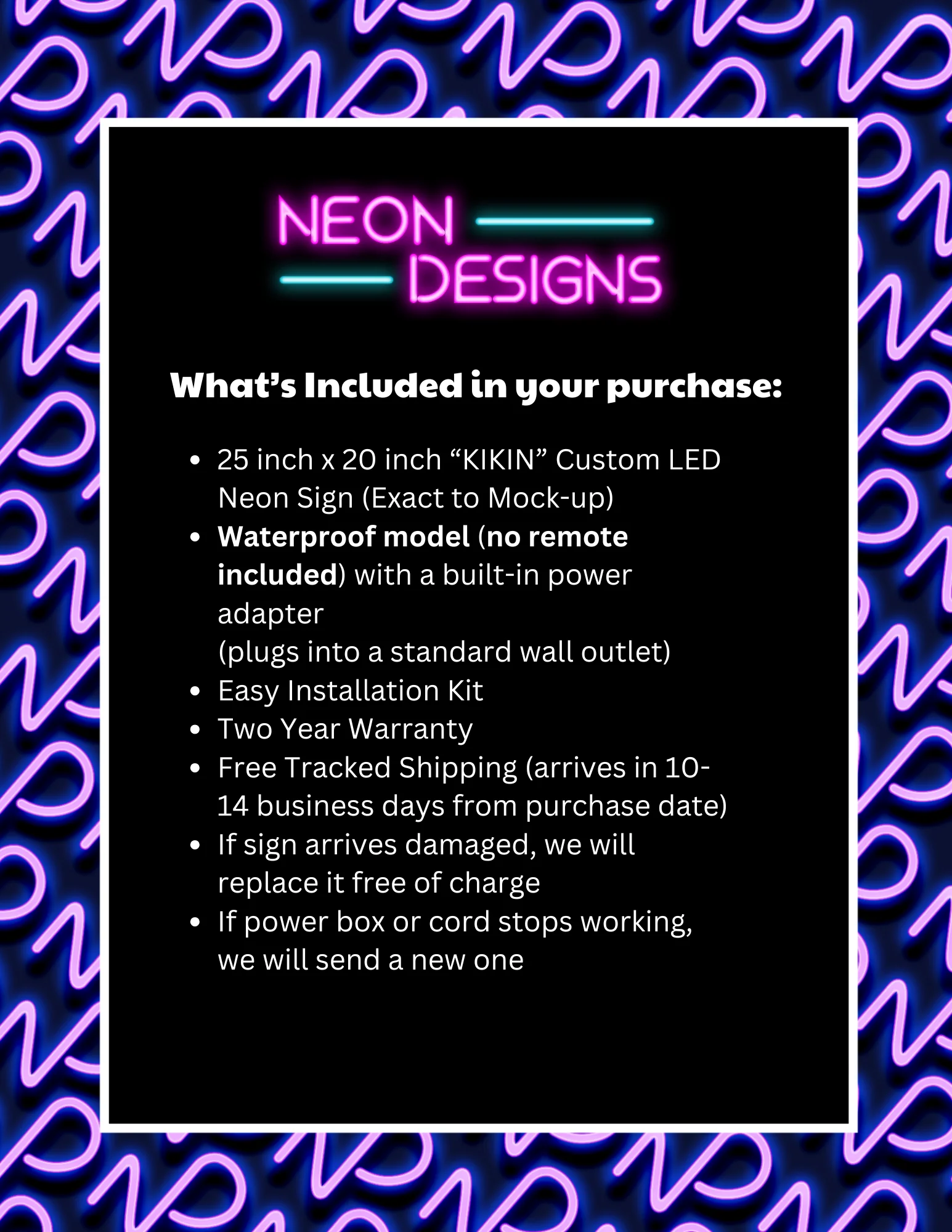 KIKIN - Premium Neon Artwork - Image 2