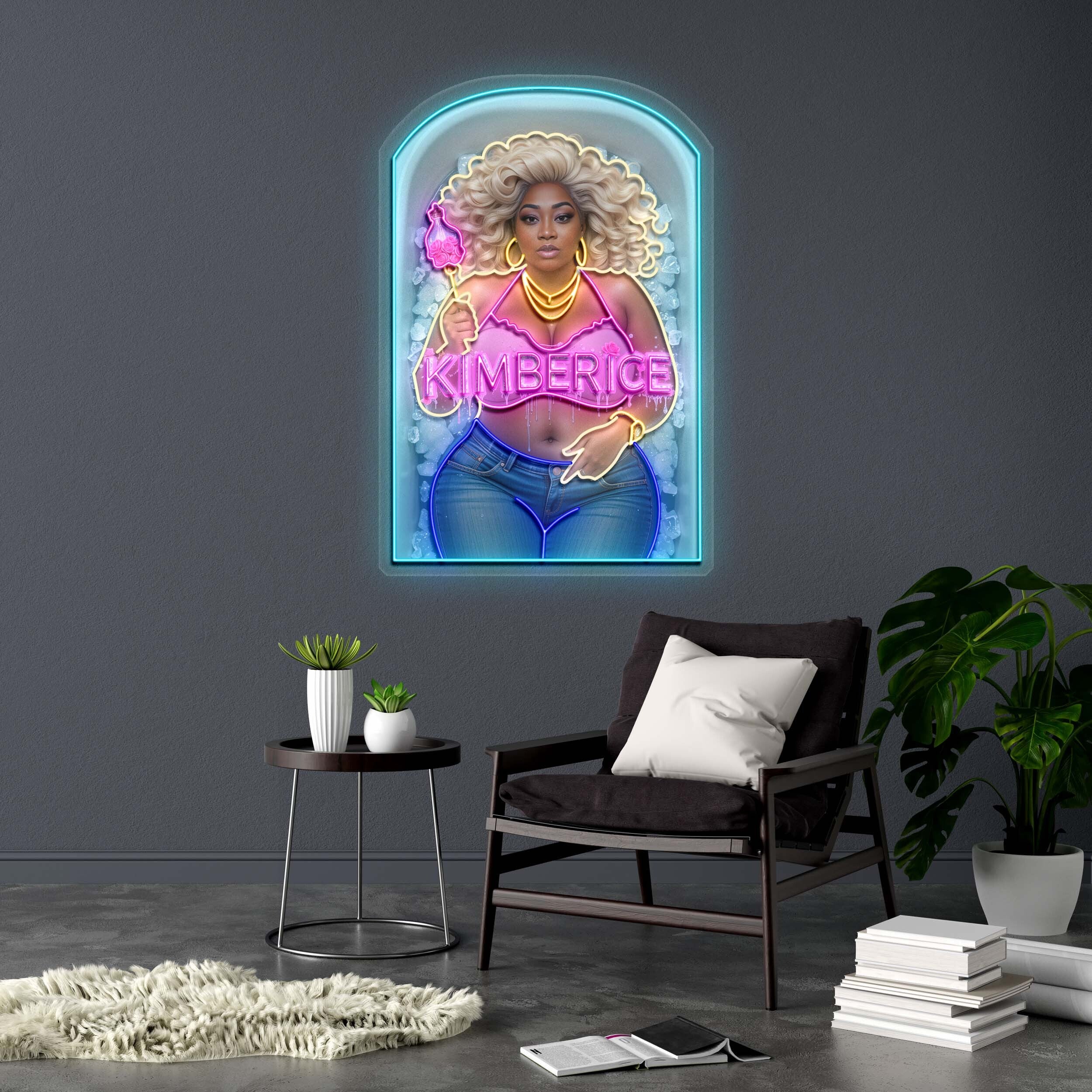 KIMBER ICE - Premium Neon Artwork